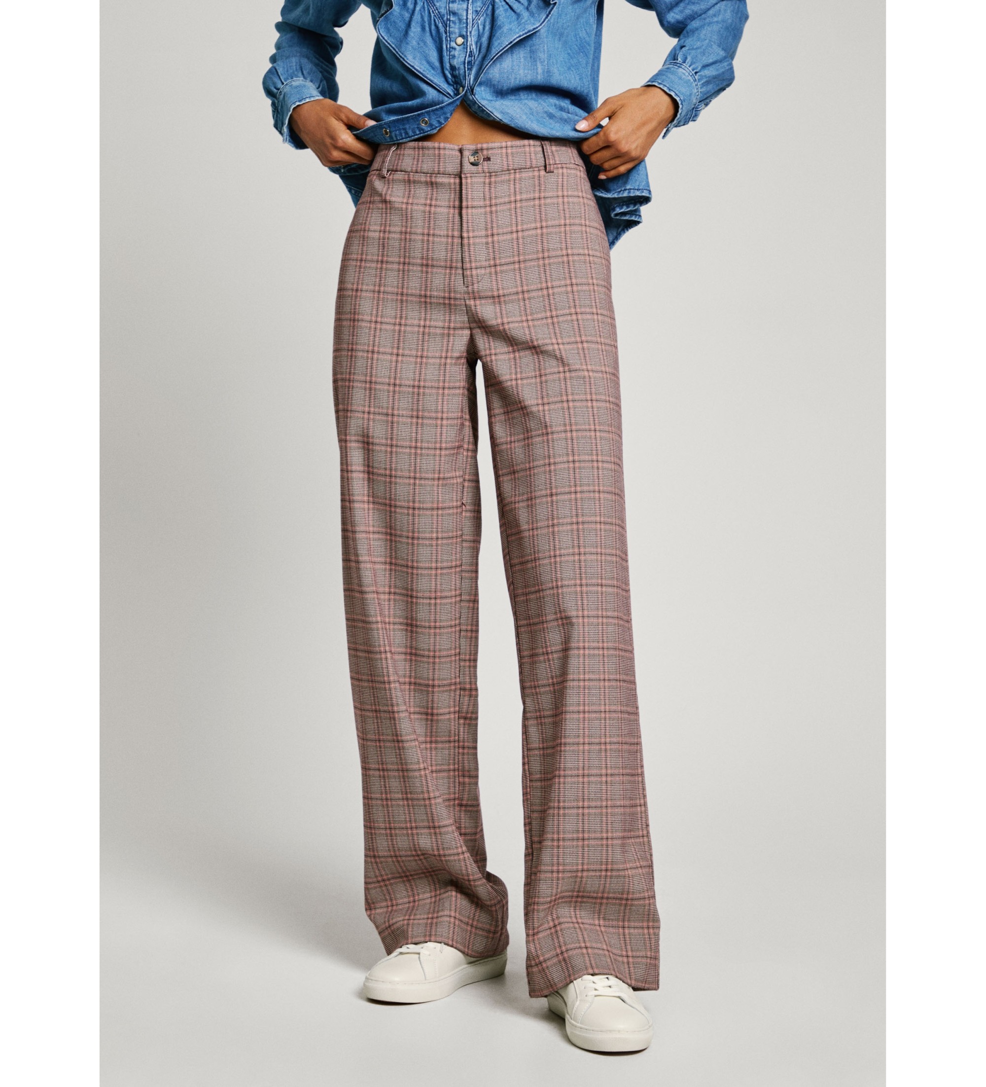 Pepe Jeans für Damen. PL211805 Hose Grace rosa (S), Lässig, Polyester