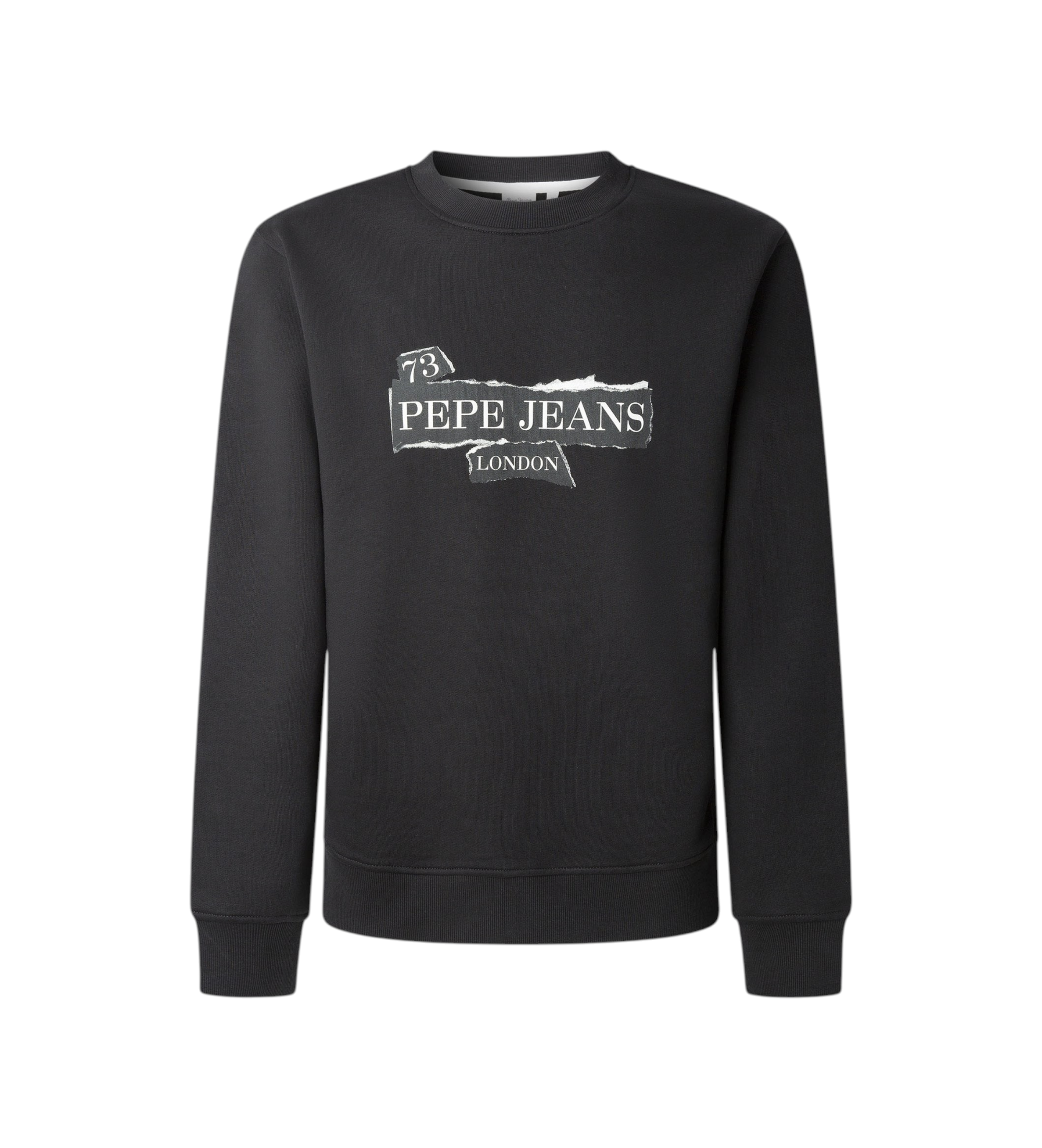 Pepe Jeans für Herren. PM5800066 Sweatshirt Gus schwarz (M), Lässig, Baumwolle
