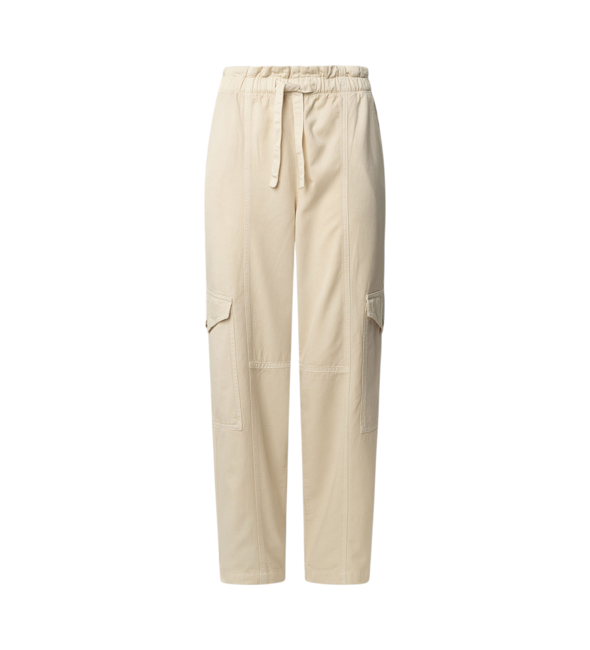 Pepe Jeans für Damen. PL211809 Kleidungsgefärbte Cargohose Hadda weiß (L), Lässig, Baumwolle, Nachhaltig
