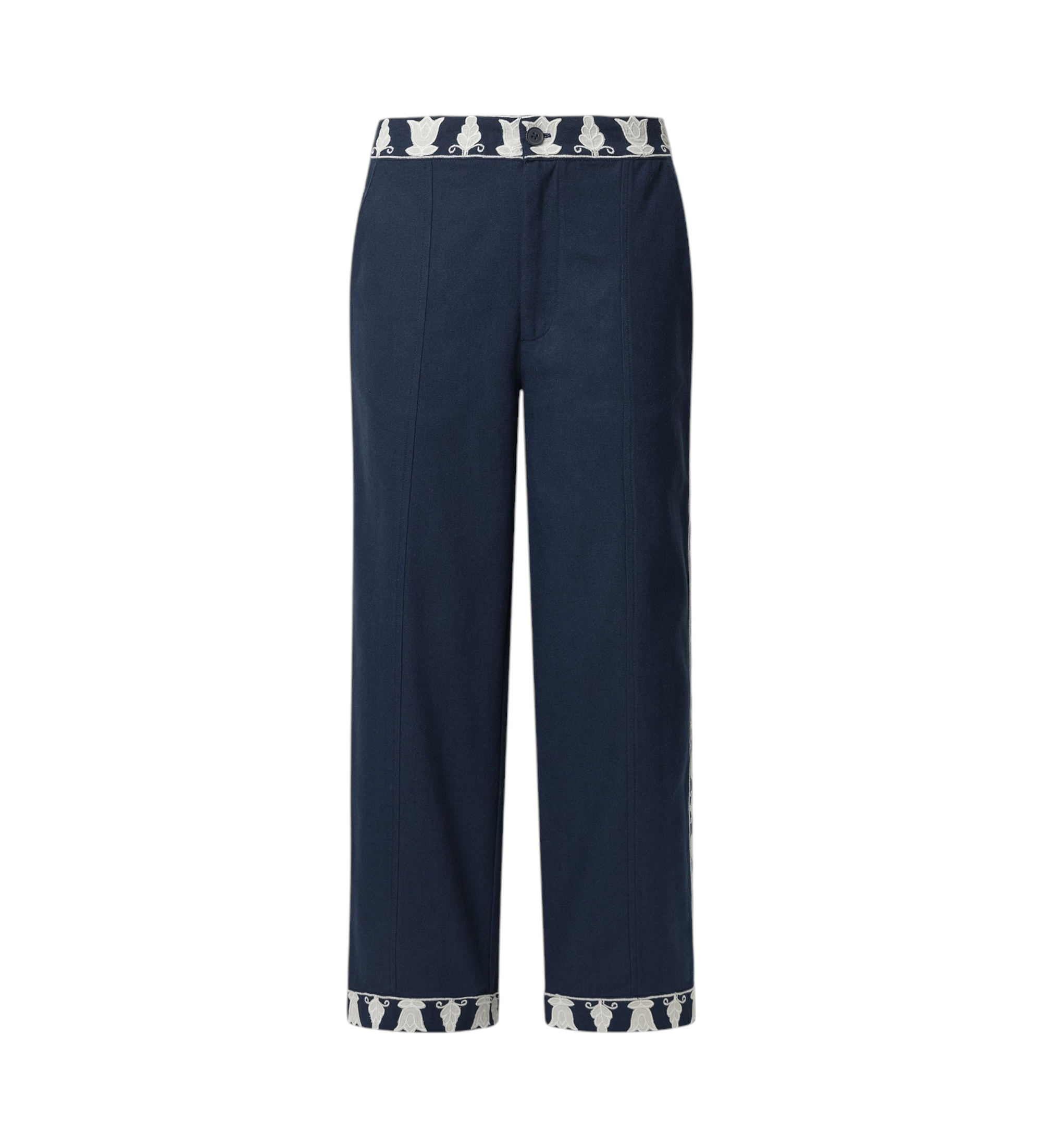 Pepe Jeans für Damen. PL211803 Heaven marineblaue Hose (L), Lässig, Baumwolle
