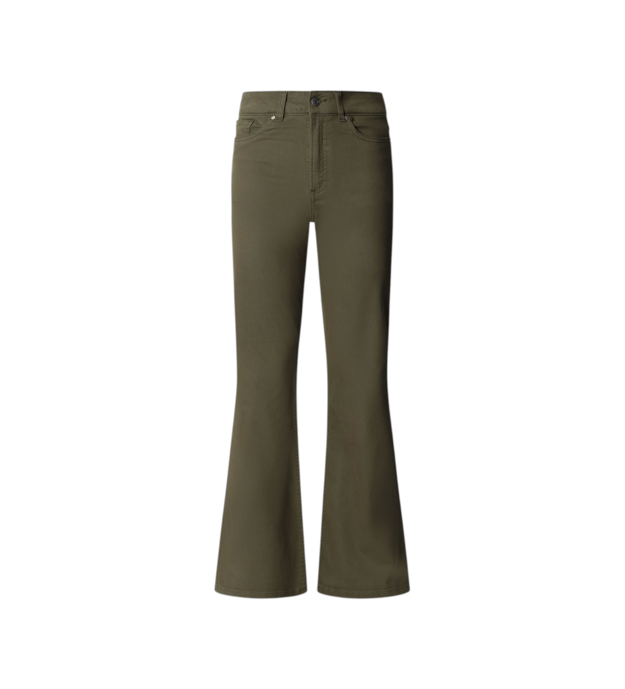 Pepe Jeans für Damen. PL2100021 Schlaghose mit hoher Taille Willa grün (31/32), Lässig, Baumwolle