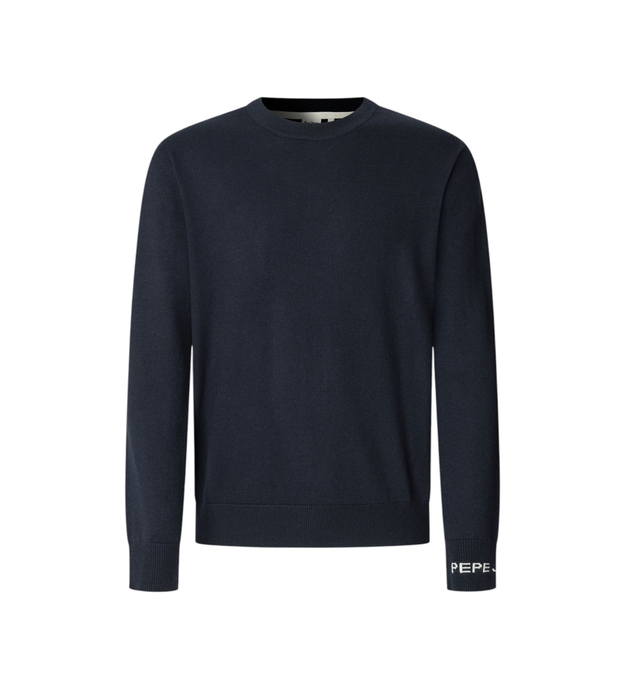 Pepe Jeans für Herren. PM7000013 Andre marineblauer Pullover (L), Lässig, Baumwolle