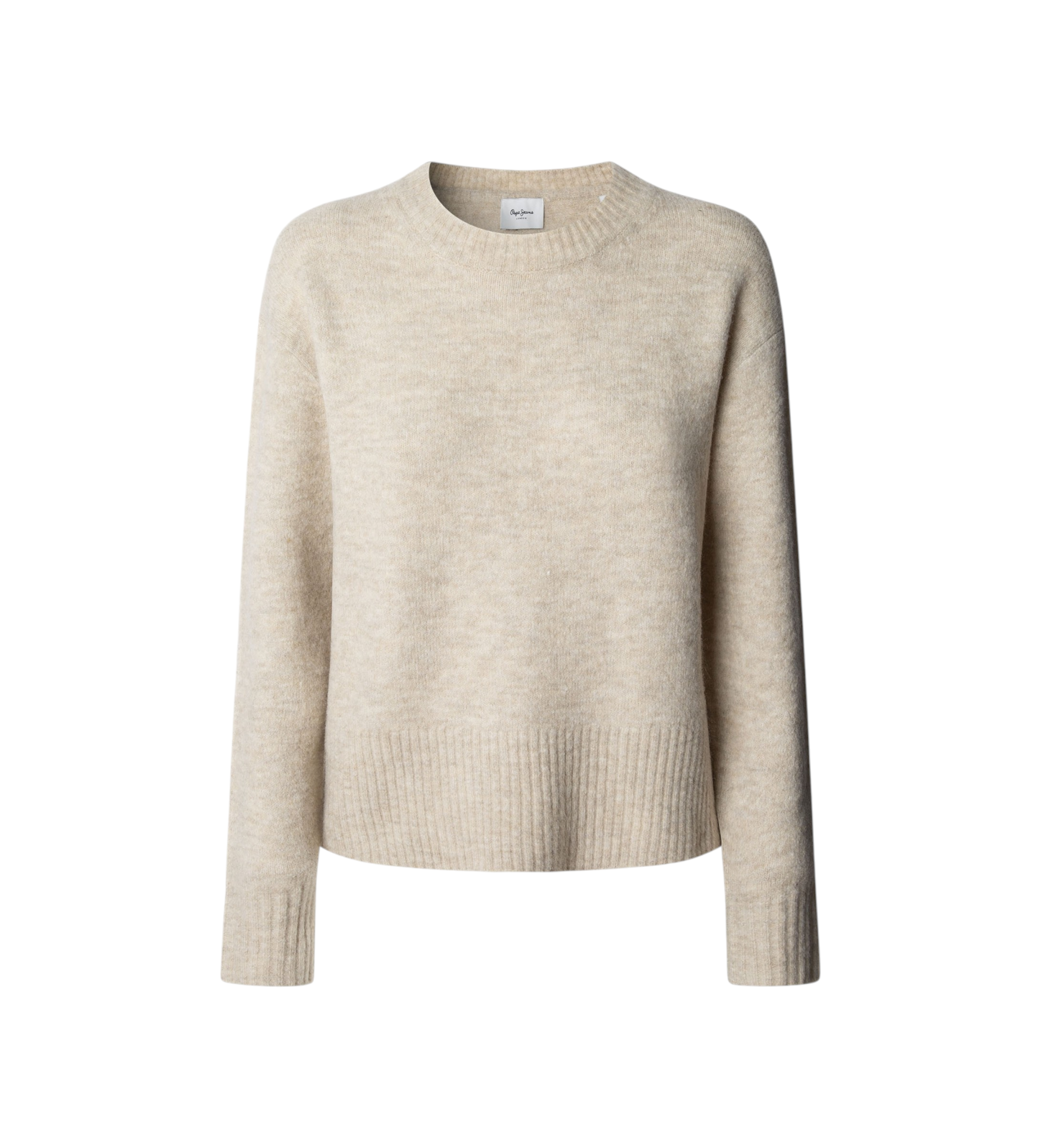 Pepe Jeans für Damen. PL7000031 Cecil Pullover beige (L), Lässig, Acryl