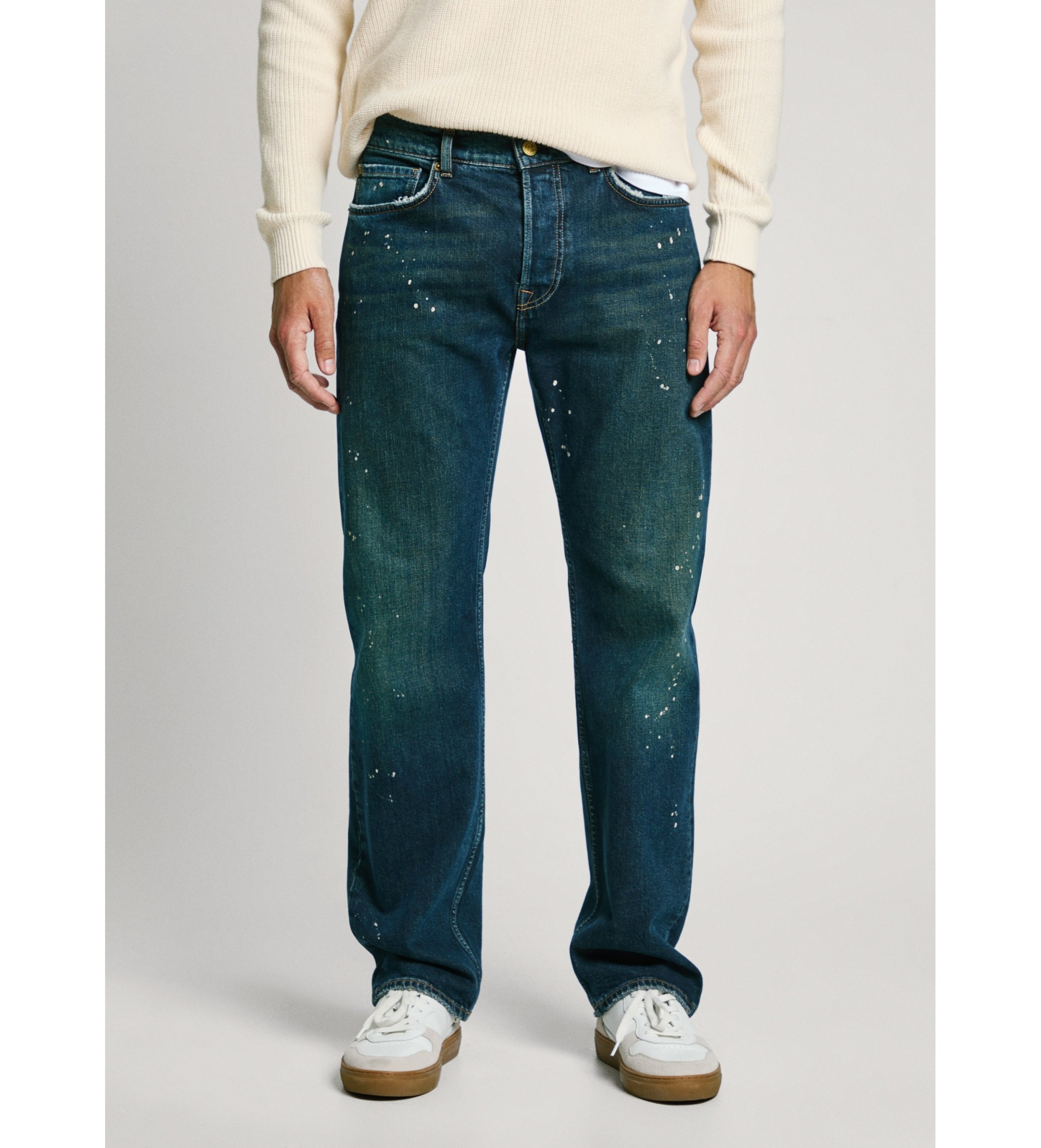 Pepe Jeansvoor mannen. PM207974 Jeans los Mokka blauw (32/32), Casual, Katoen, Denim, Duurzaam