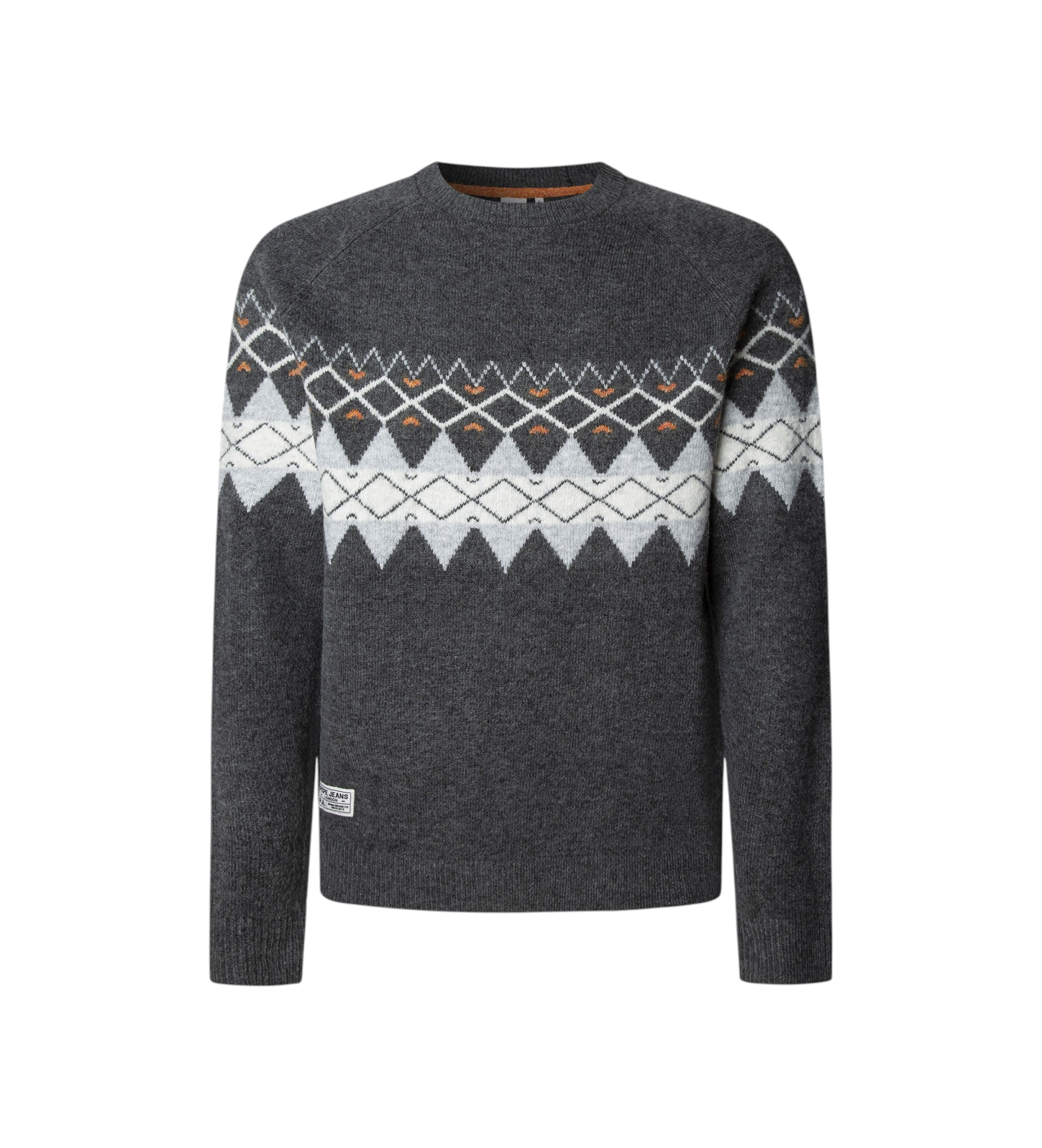 Pepe Jeans für Herren. PM7000024 Grauer Pullover Presley (L), Lässig, Polyester