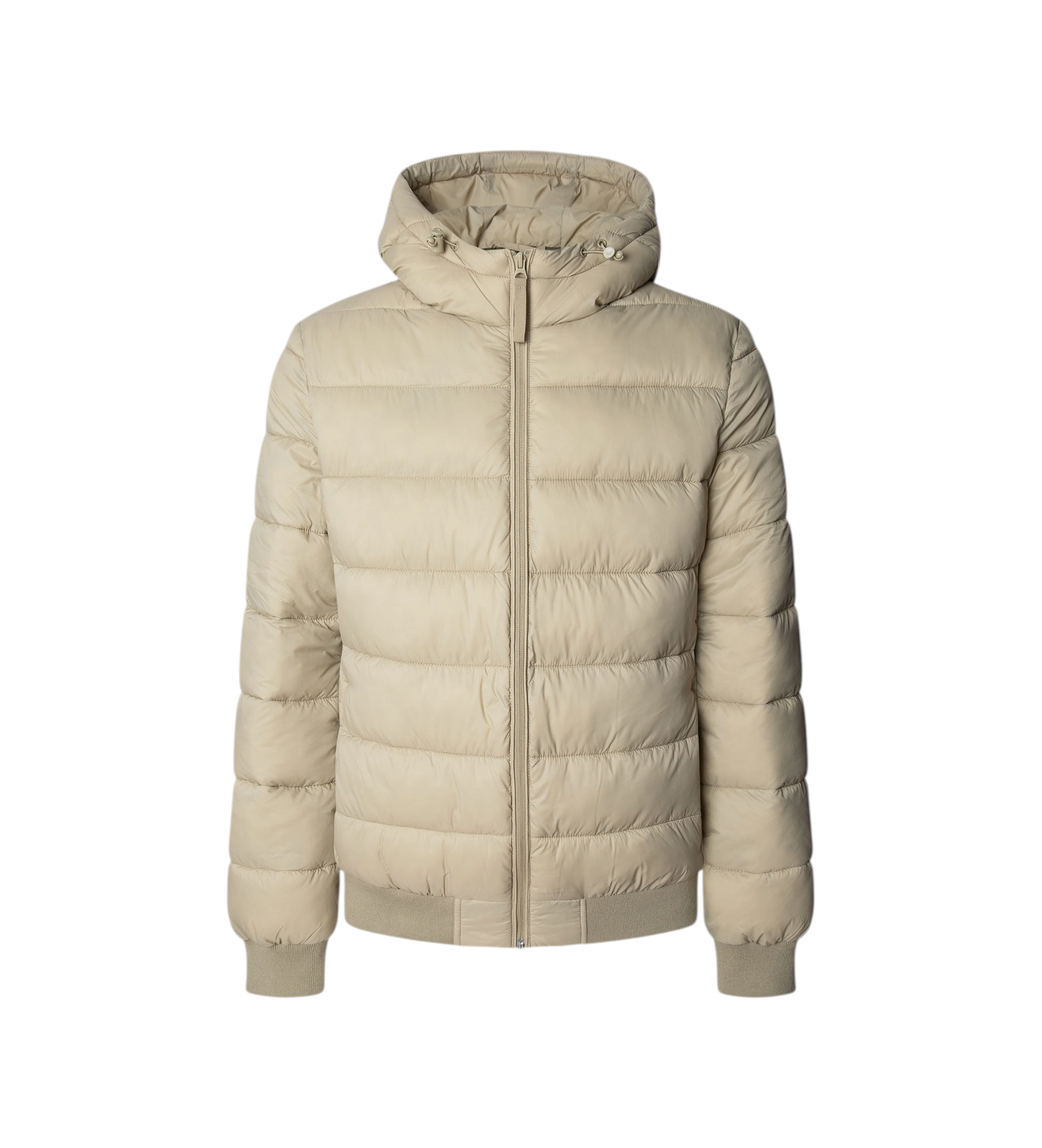 Pepe Jeans für Herren. PM4027187 Beige Puffer-Jacke (M), Lässig, Polyester