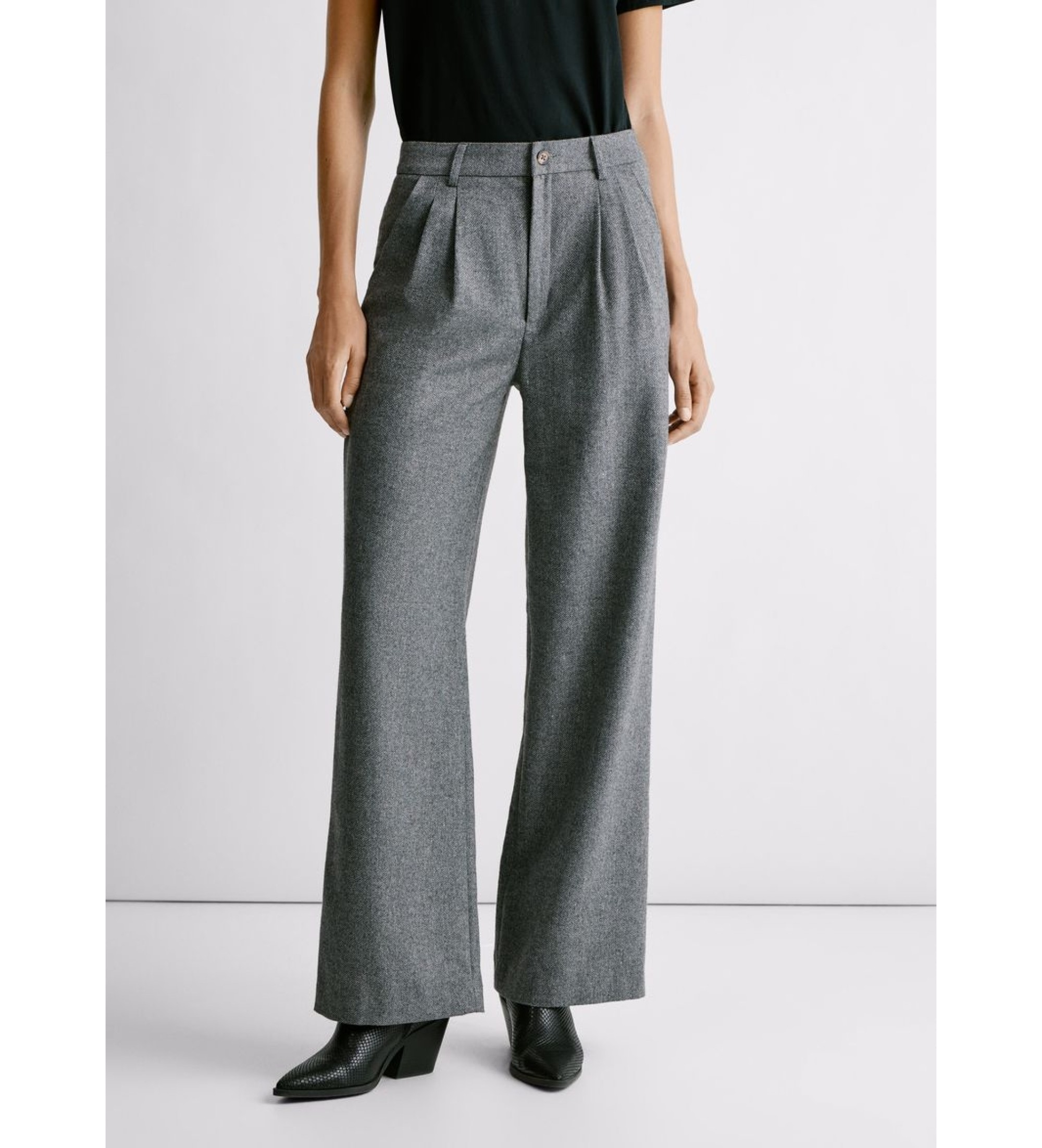 Pepe Jeans für Damen. PL2100009 Sia Hose grau (L), Lässig, Baumwolle