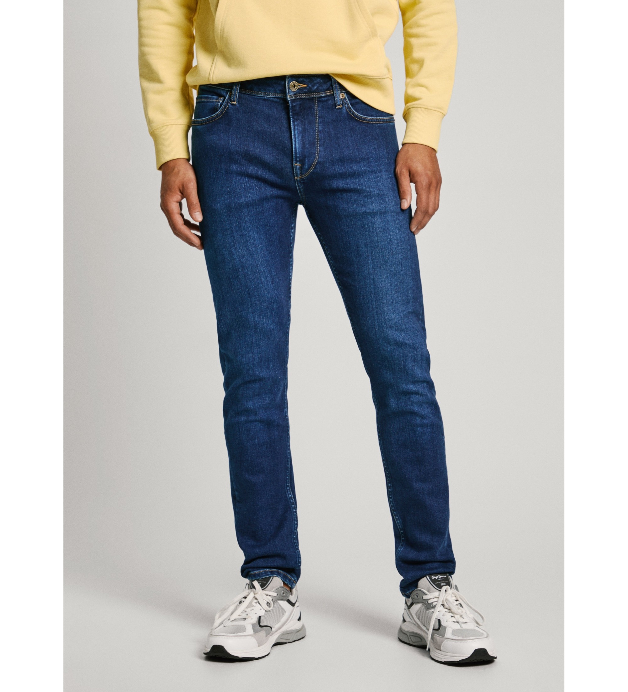 Pepe Jeans für Herren. PM207387DP7 Blaue Skinny-Jeans (34/32), Lässig, Baumwolle, Denim