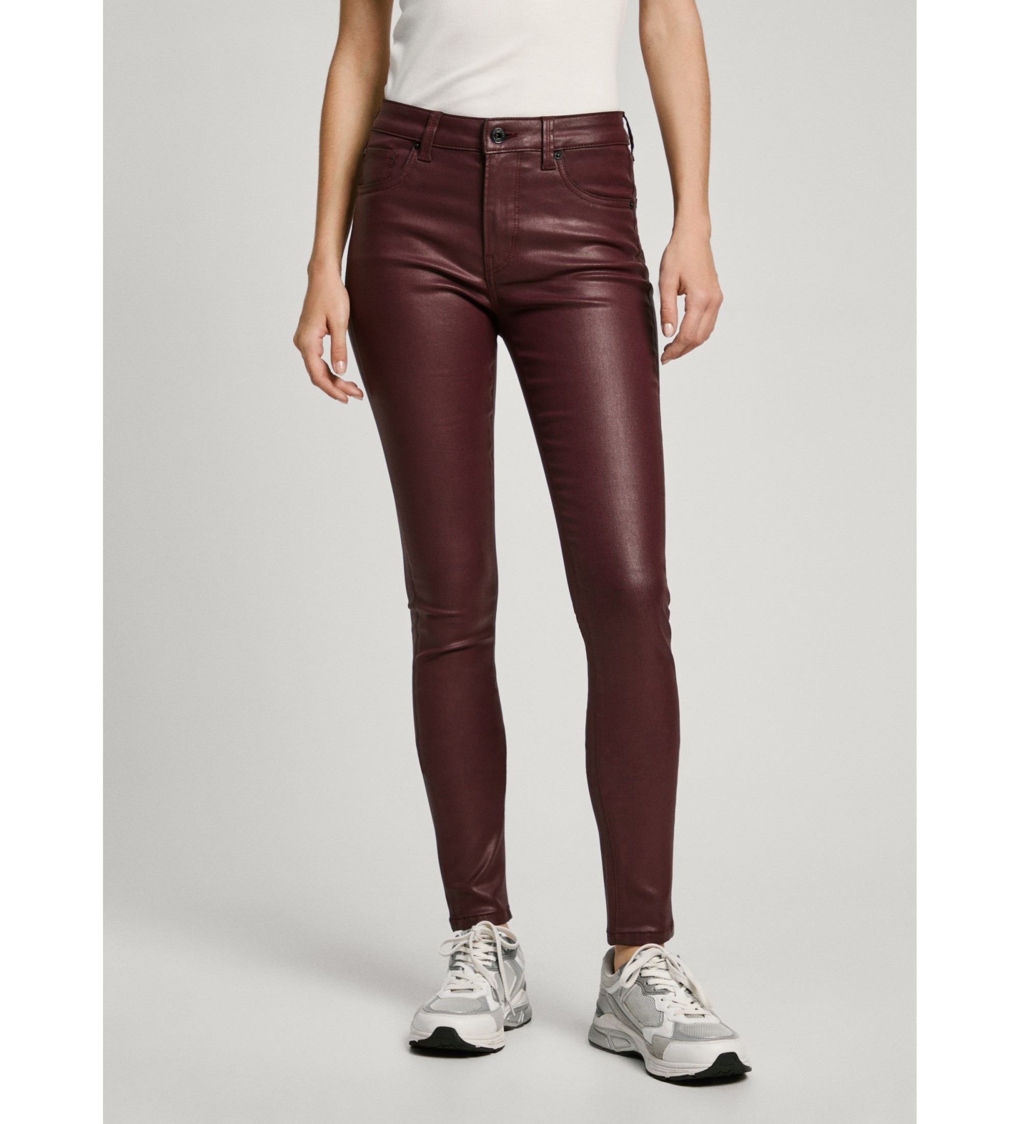 Pepe Jeans für Damen. PL204728YH7 Jeans Skinny Mw kastanienbraun (28/30), Lässig, Denim, Modal, Nachhaltig
