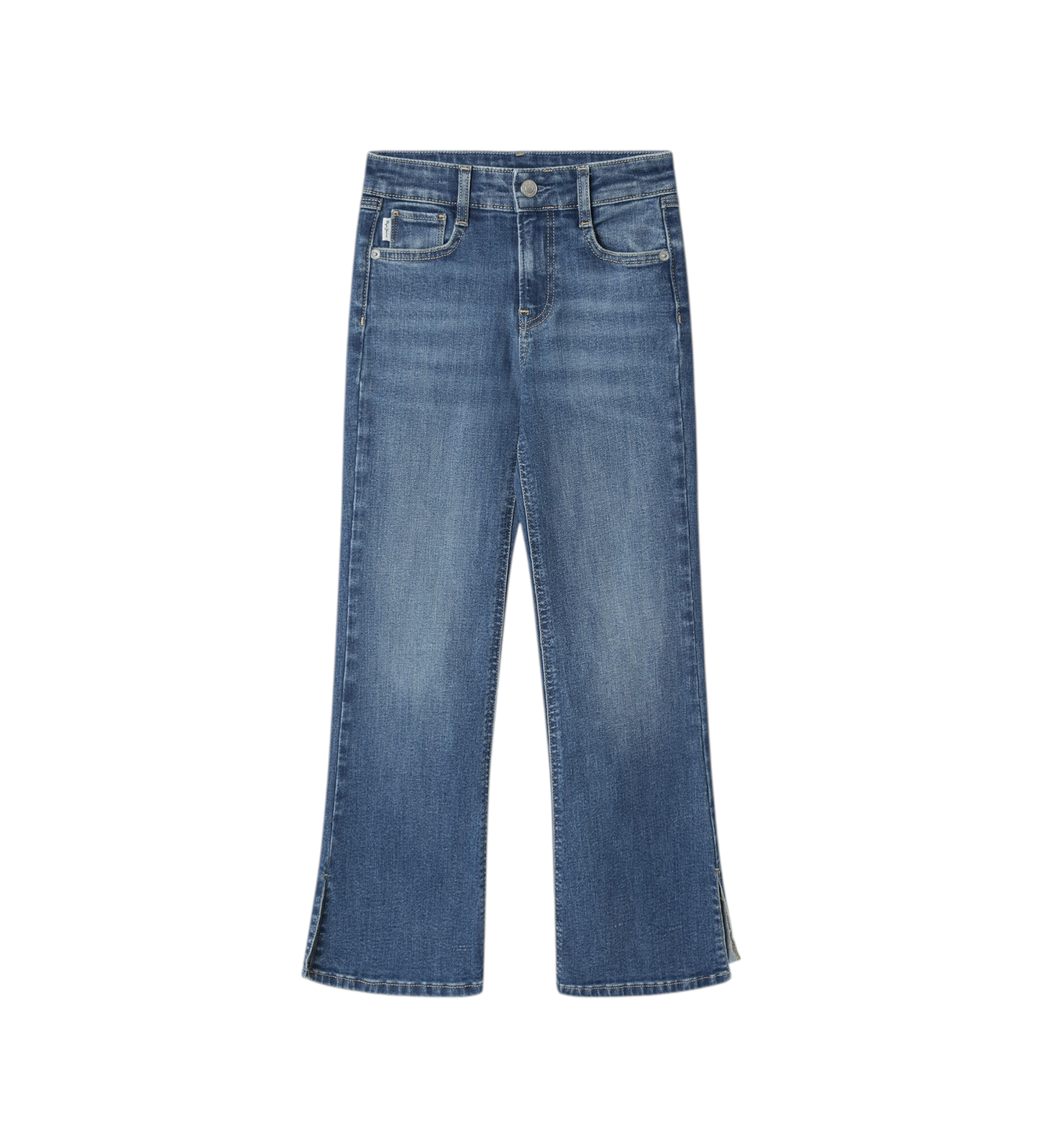 Pepe Jeans für Mädchen. PG20000064FD Slim Fit Flare Jeans Willa blau (16años= 176cm), Lässig, Baumwolle, Denim, Kinderbekleidung