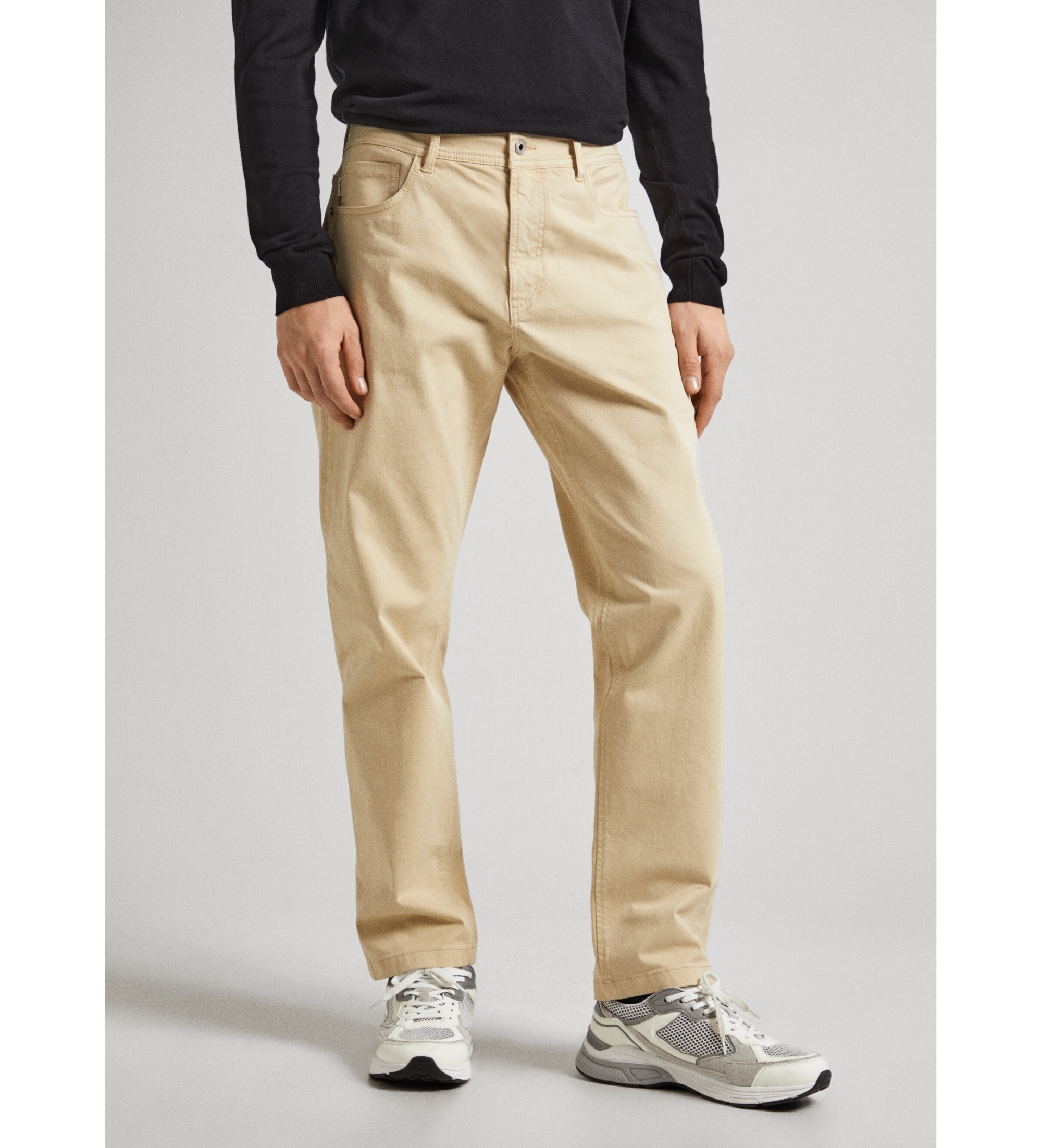 Pepe Jeansvoor mannen. PM211644 Slim vijf zakken broek - Main (31), Beige, Casual, Katoen
