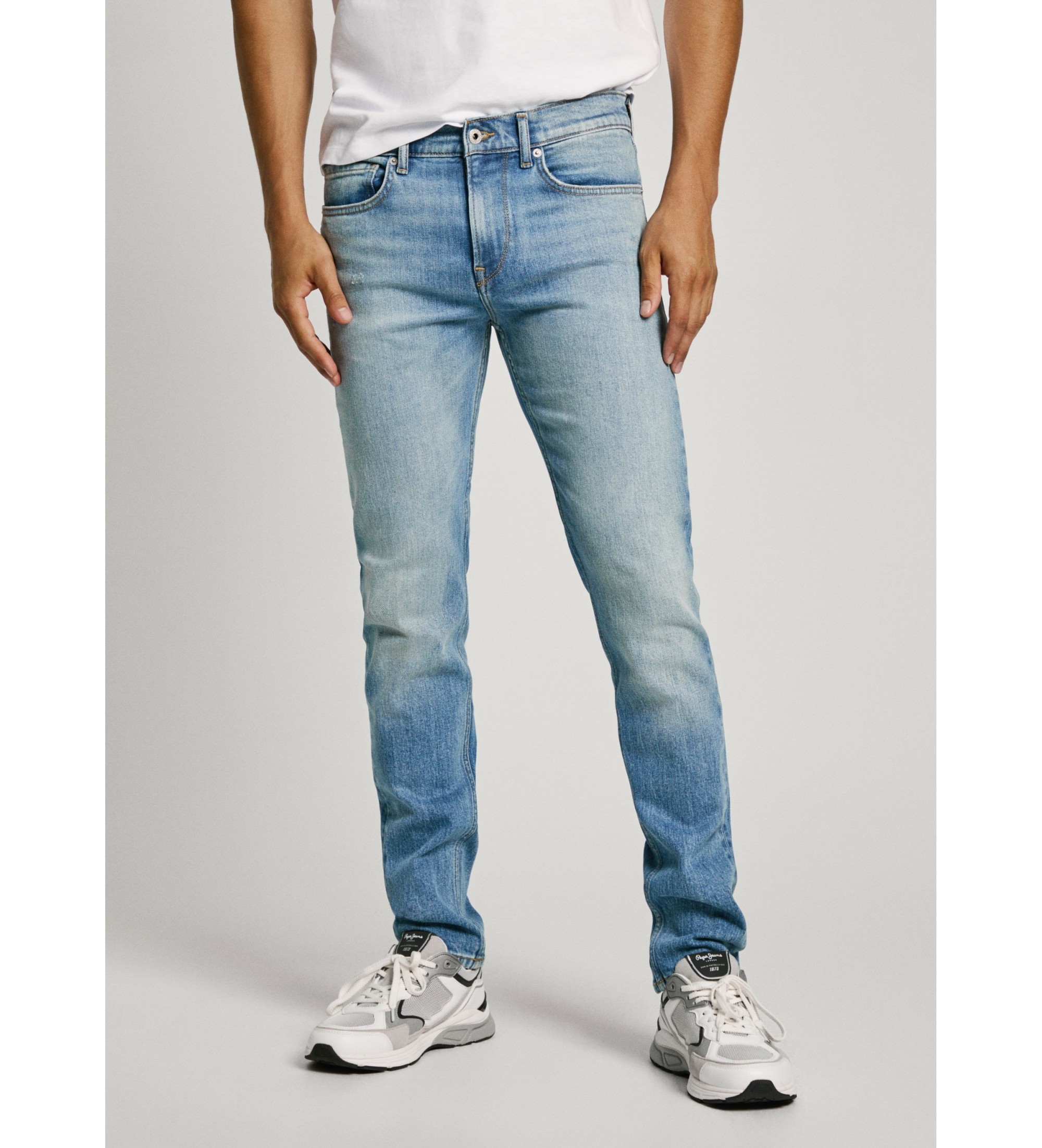 Pepe Jeansvoor mannen. PM207388PG1 Slanke jeans blauw (28/32), Casual, Katoen, Denim, Duurzaam