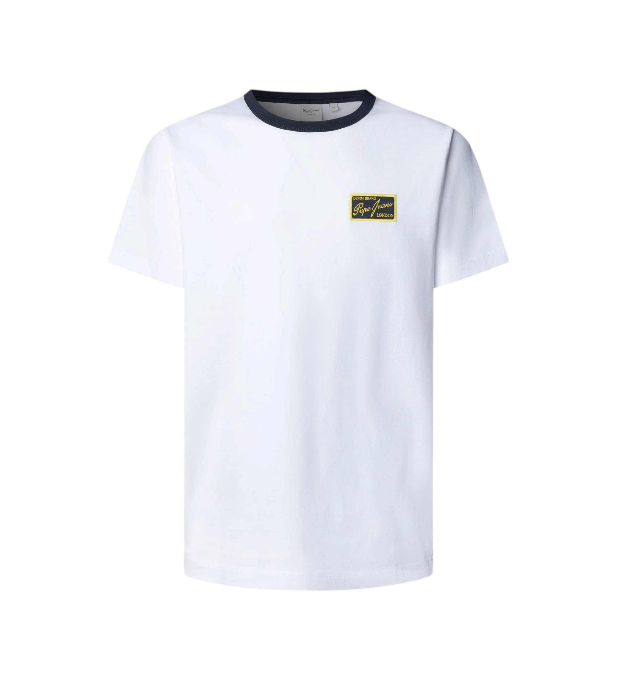 Pepe Jeans für Herren. PM5010320 Soren T-shirt weiß (S), Lässig, Baumwolle, Kurzarm