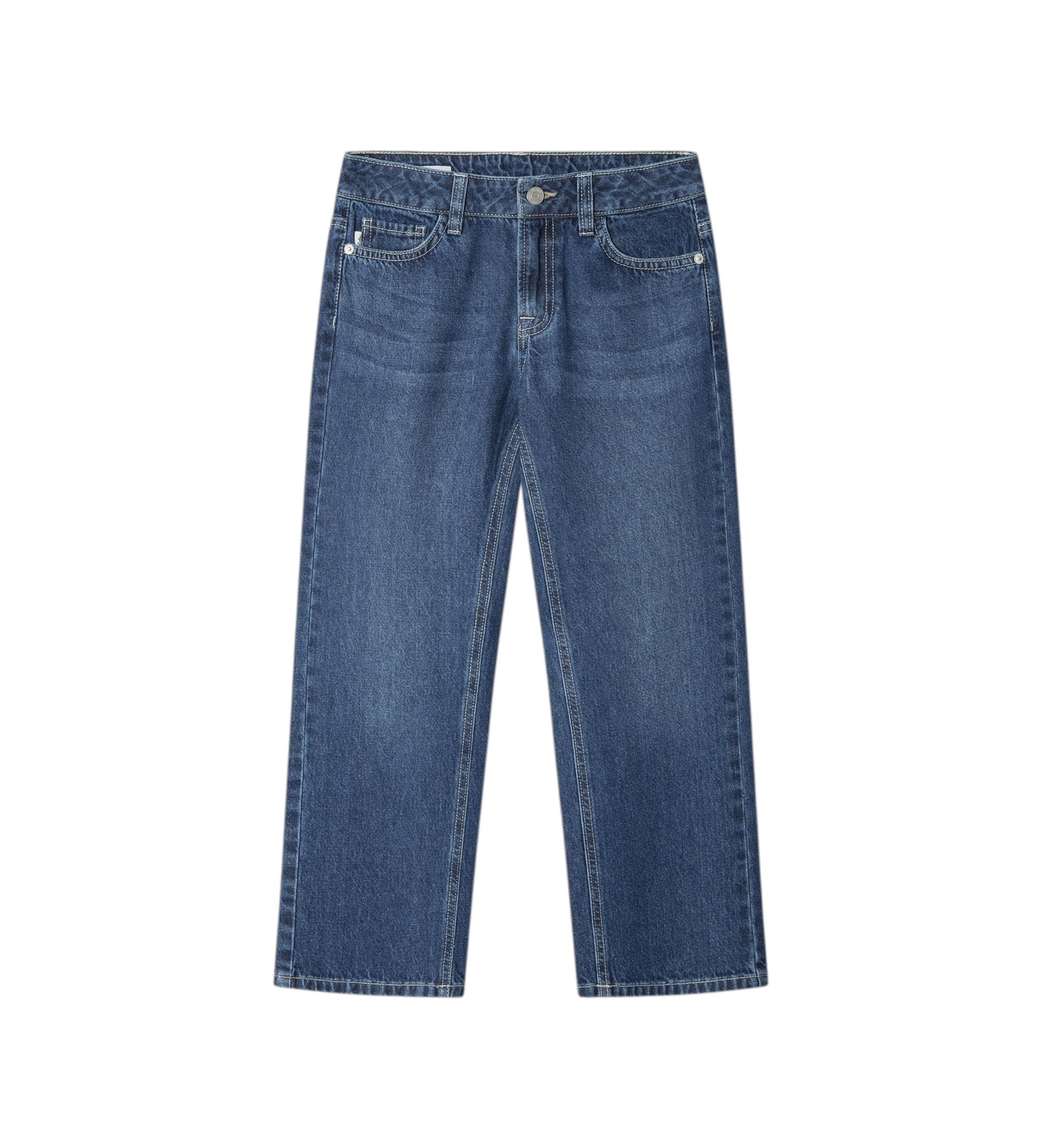 Pepe Jeans für Mädchen. PG20000024A9 Jeans Straight Fit HW Robyne blau (10Años= 140cm), Lässig, Baumwolle, Denim, Kinderbekleidung