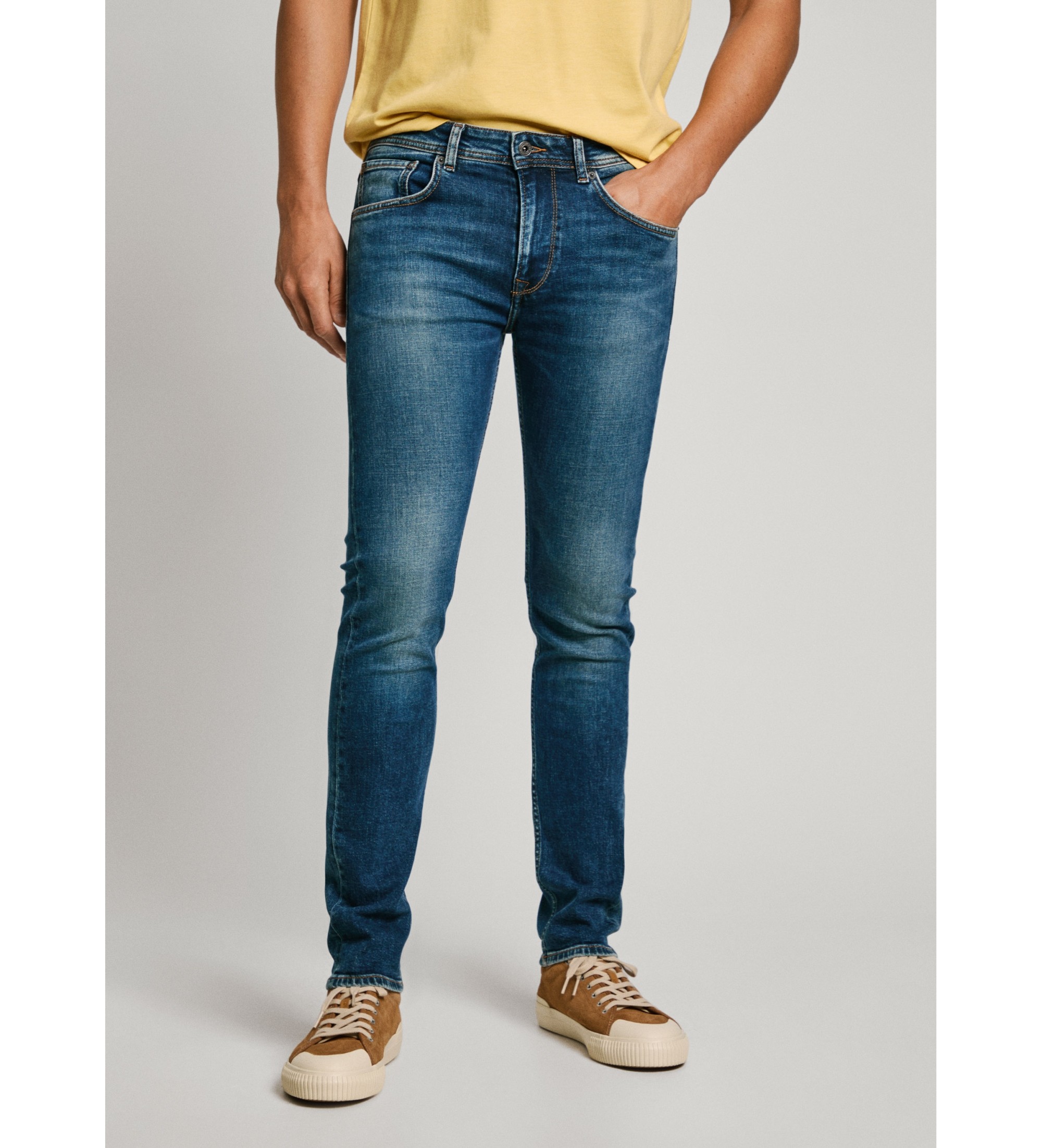 Pepe Jeans für Herren. PM207393EF5 Jeans Straight Cash blau (28/32), Lässig, Baumwolle, Denim