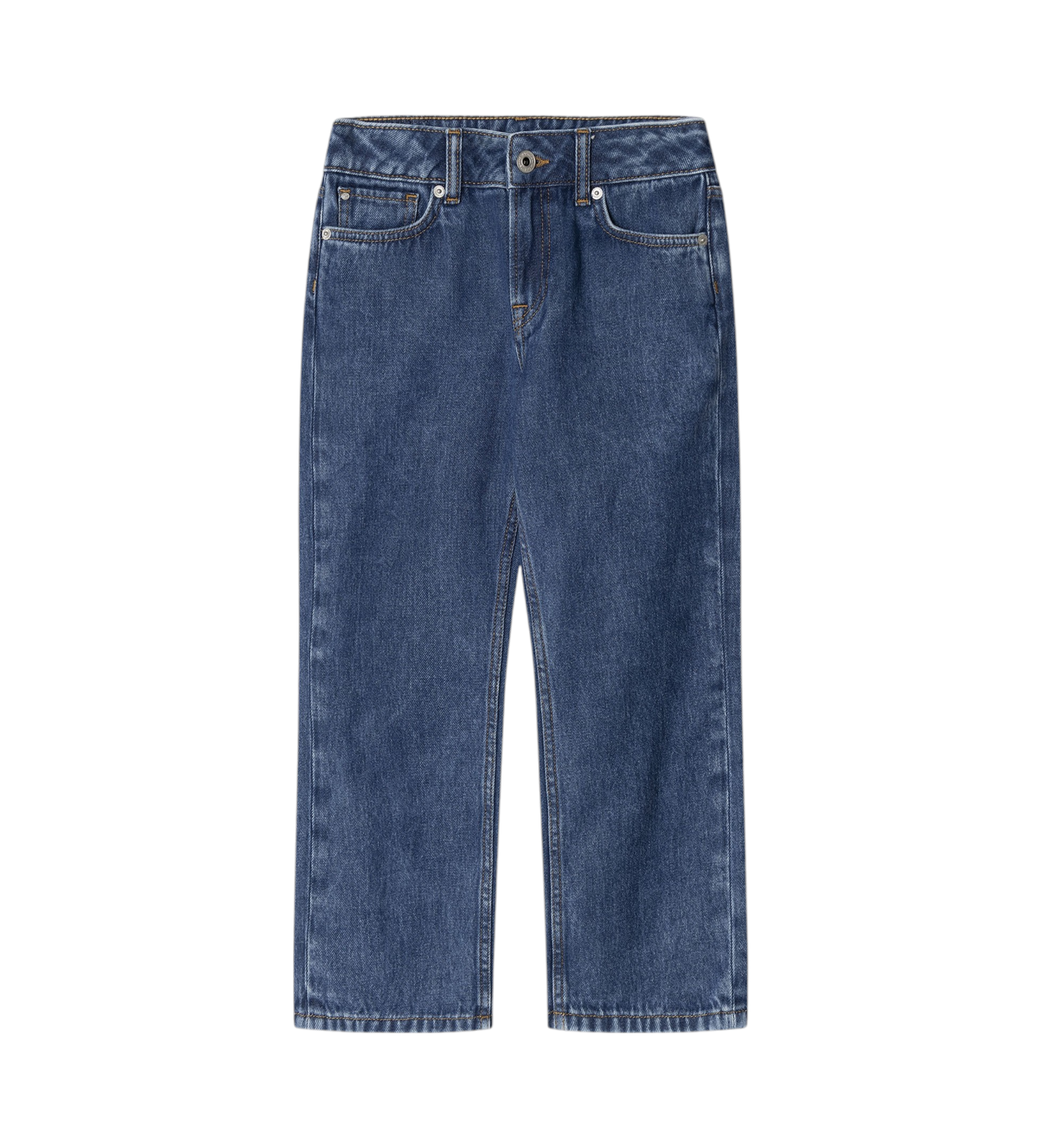 Pepe Jeans für Mädchen. PG201701IR9 Blaue Straight Fit Jeans (14Años= 164cm), Lässig, Baumwolle, Denim, Nachhaltig, Kinderbekleidung