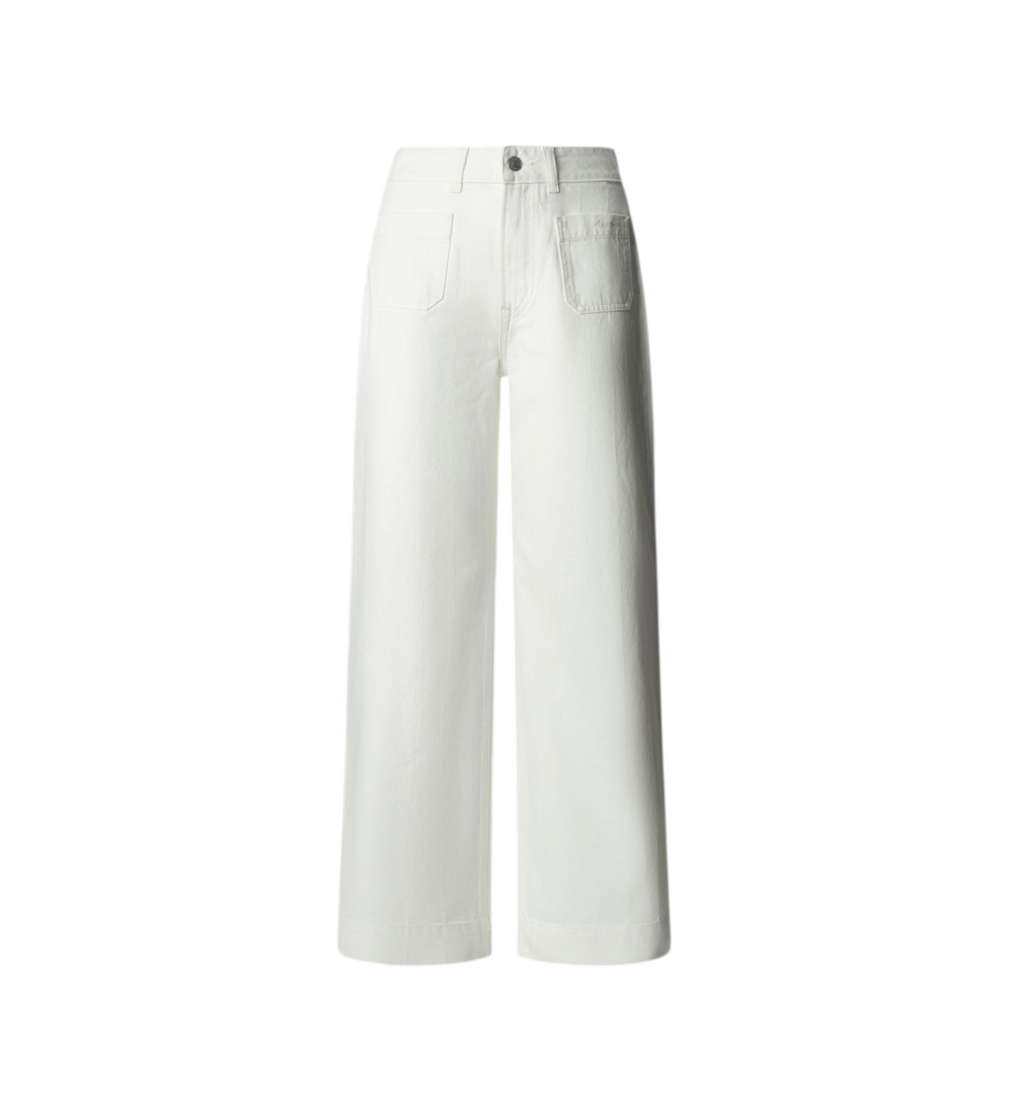Pepe Jeansvoor vrouwen. PL20510170S1 Jeans recht Lexa wit (32/30), Casual, Katoen