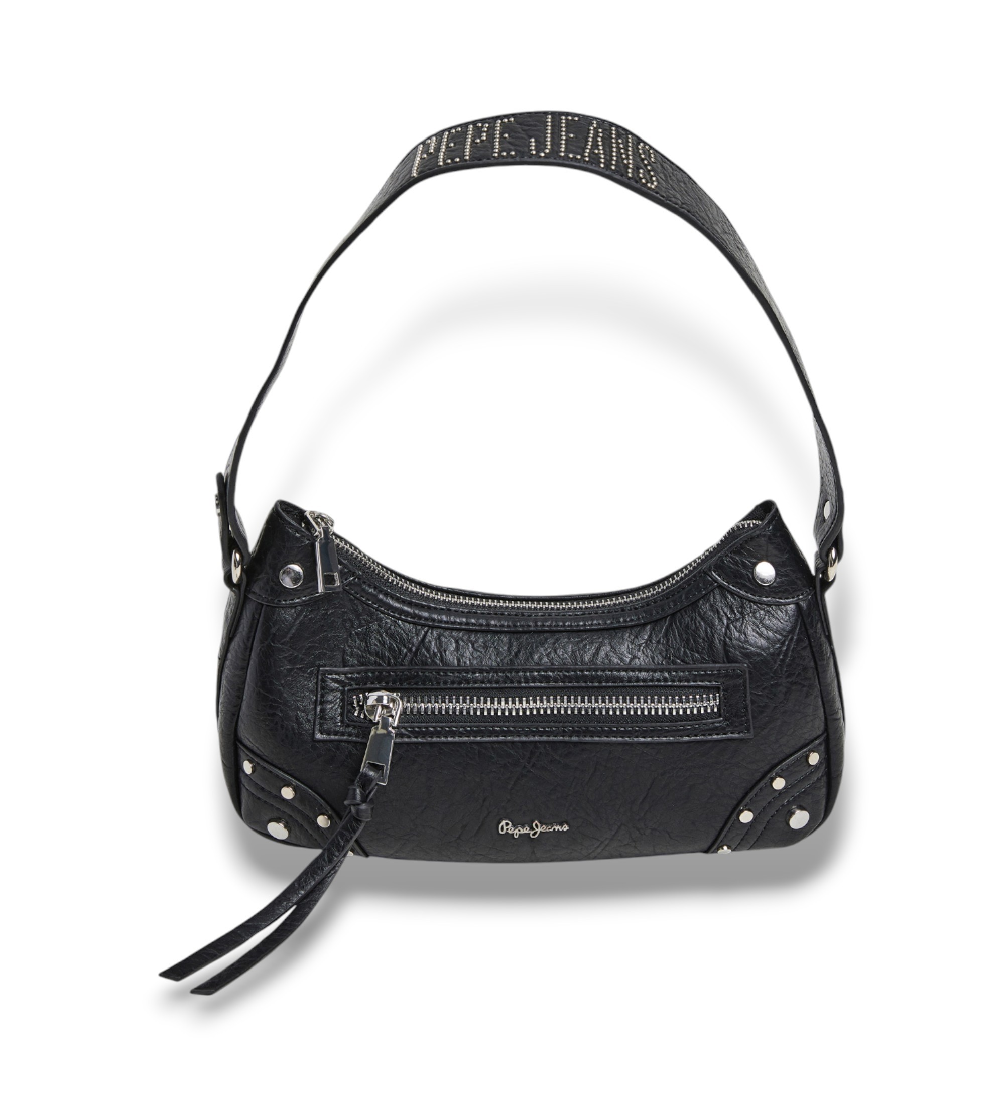 Pepe Jeansvoor vrouwen. PL031582 Swan Rock tas zwart (OSFA), Casual, Polyurethaan