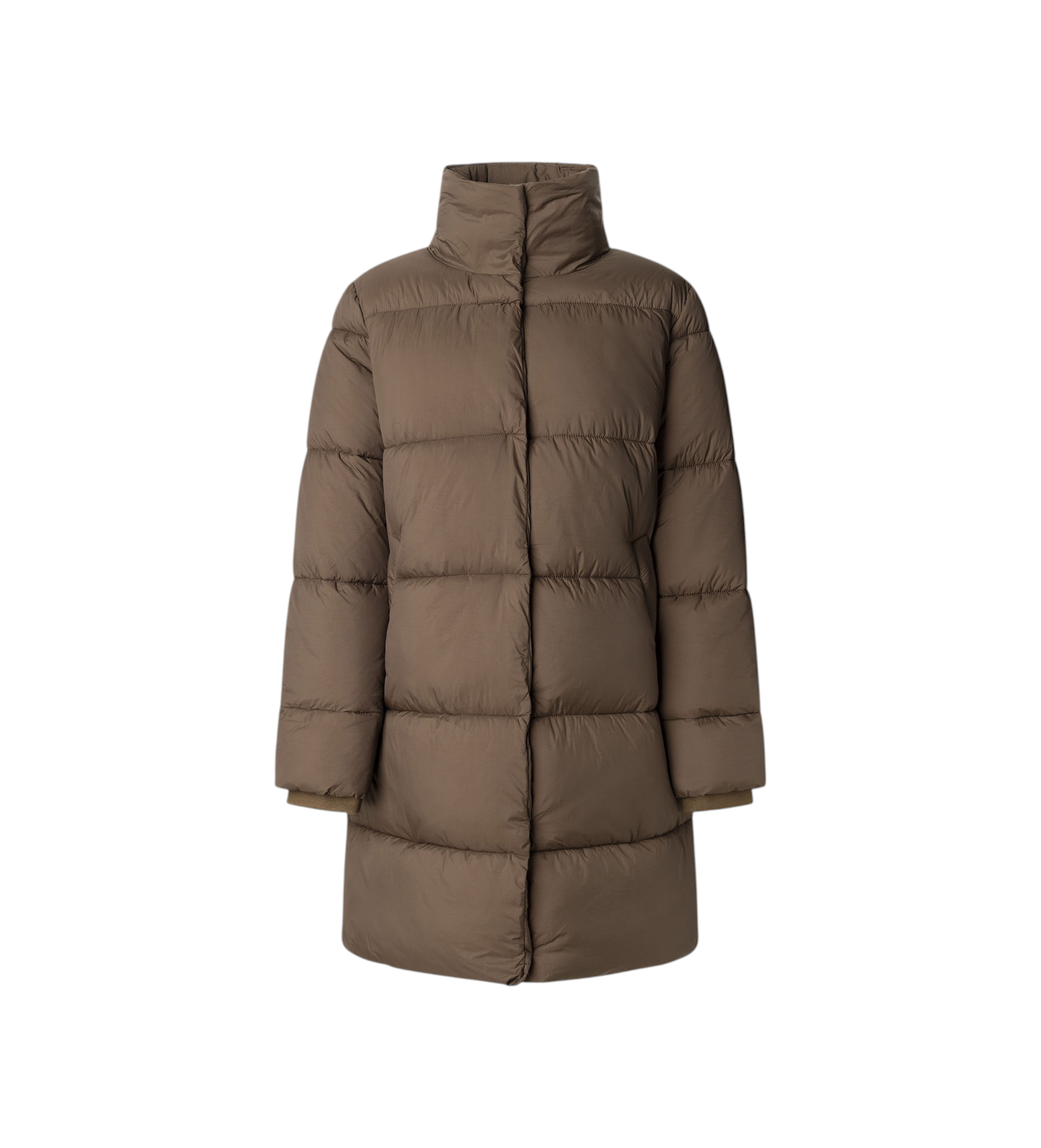 Pepe Jeans für Damen. PL4024358 Brauner Tatumantel (S), Lässig, Nylon