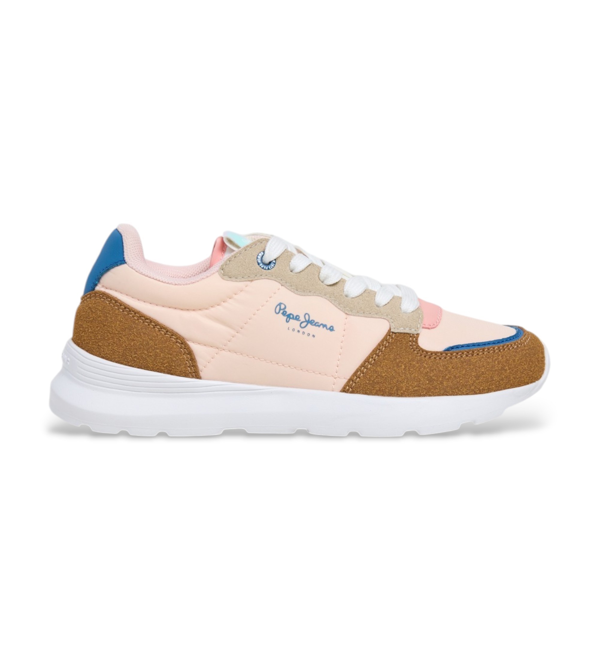Pepe Jeans für Frauen/Mädchen. PGS400012 Turnschuhe Teagan Bass braun (35), Wohnung, Schnürsenkel, Lässig, Kinderbekleidung