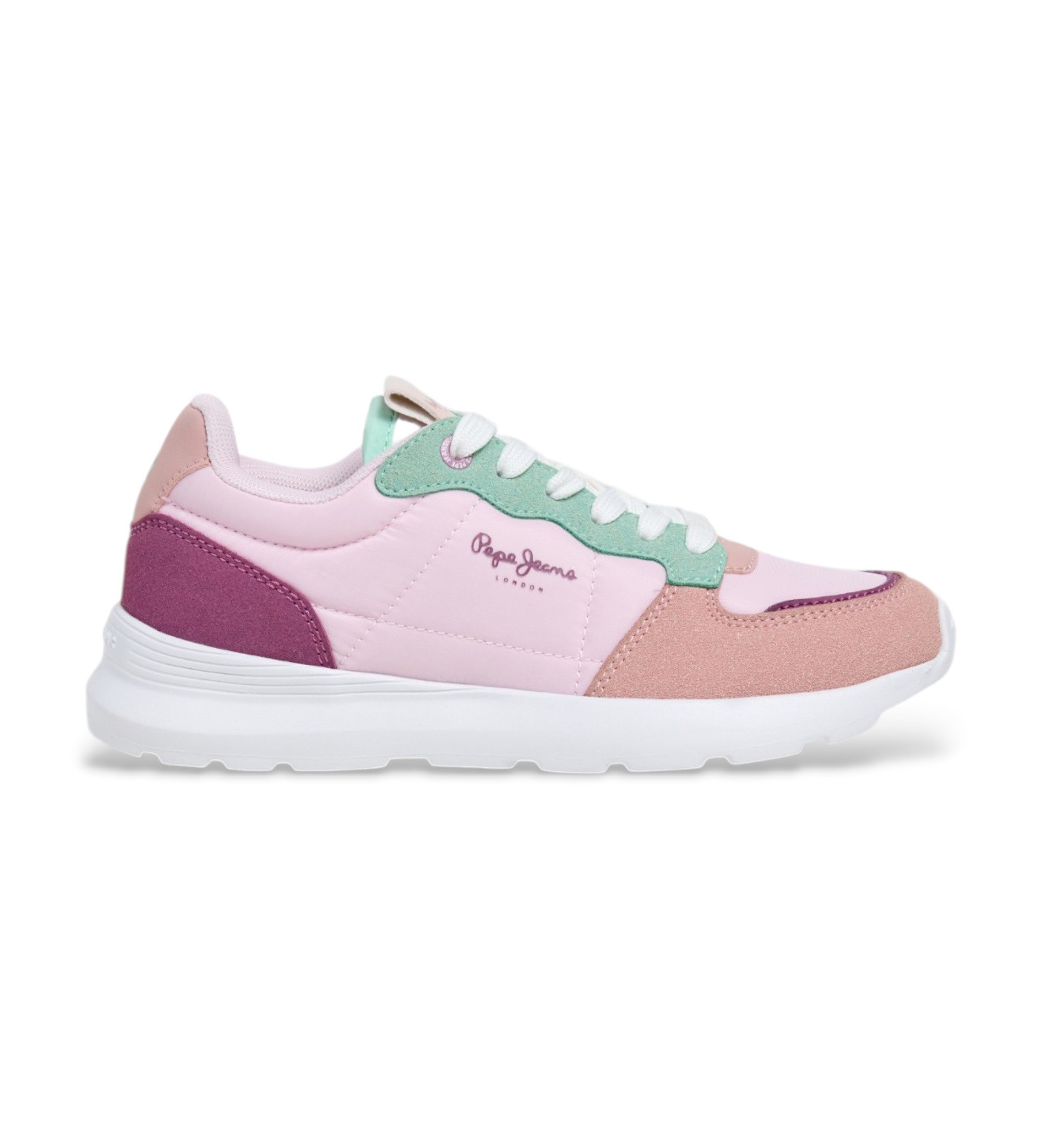 Pepe Jeans für Frauen/Mädchen. PGS400012 Turnschuhe Teagan Bass rosa (38), Wohnung, Schnürsenkel, Lässig, Kinderbekleidung