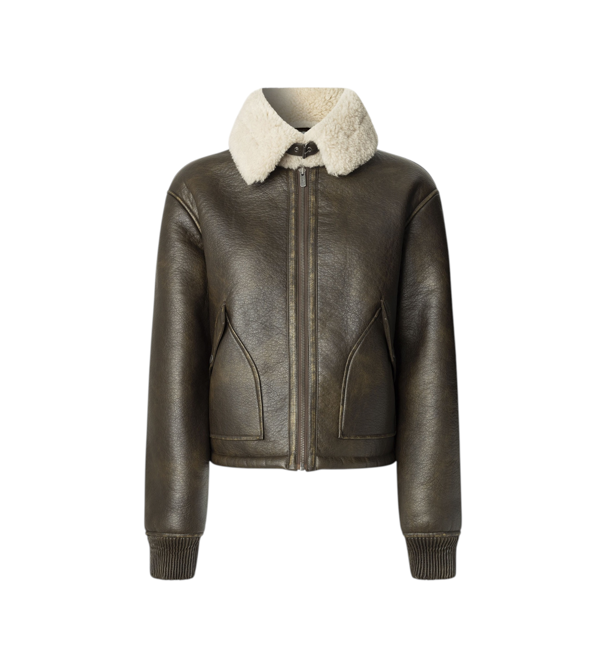 Pepe Jeans für Damen. PL4024365 Theodora Jacke grau (S), Lässig, Polyurethan
