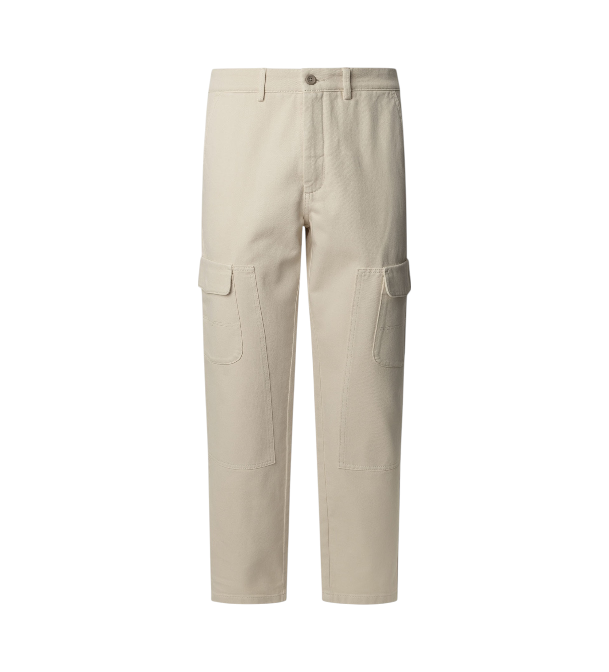 Pepe Jeansvoor mannen. PM211869 Cargo broek off-white ecru (34), Wit, Casual, Katoen, Duurzaam