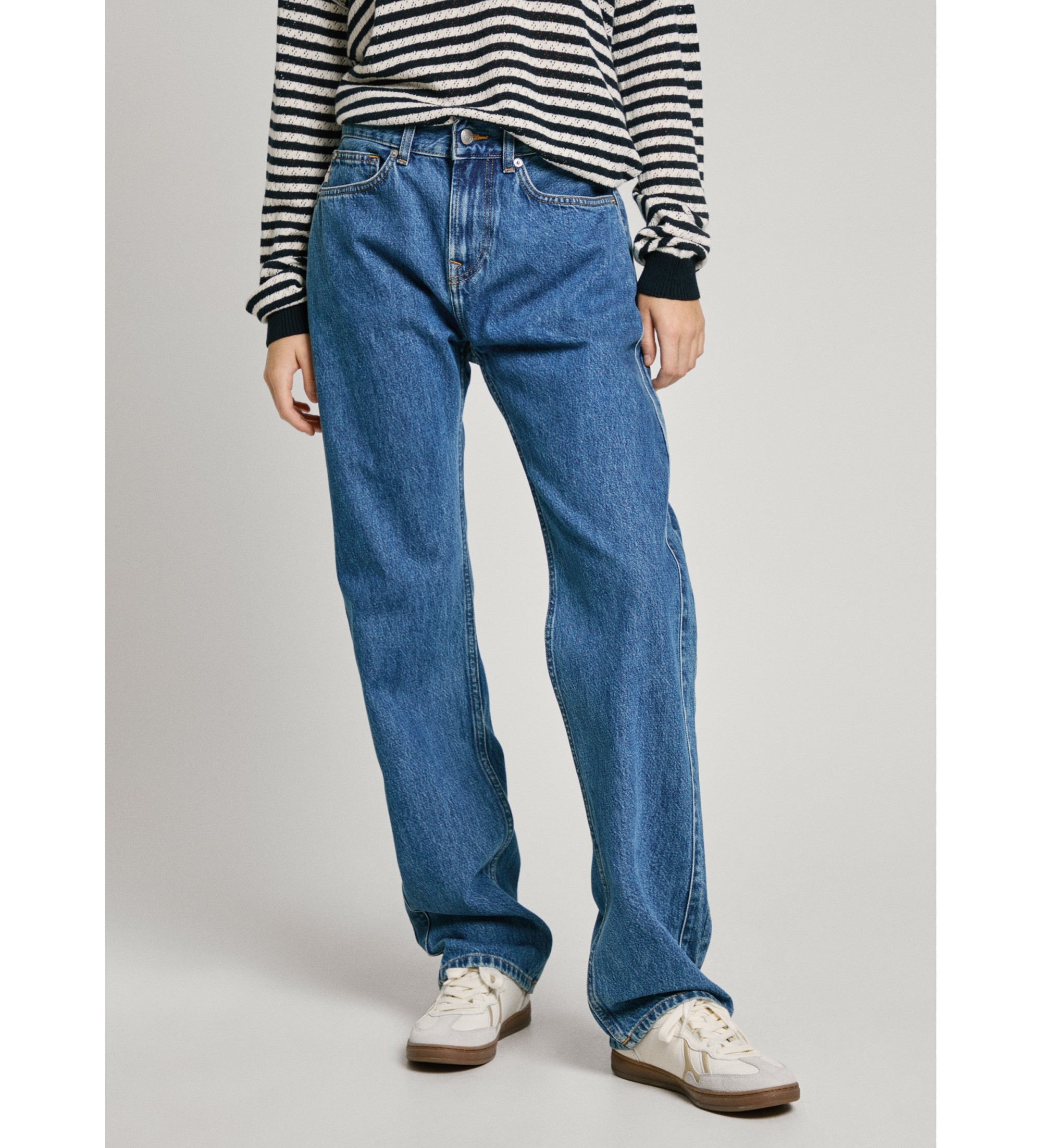 Pepe Jeans für Damen. PL205024 Jeans W11 Boyfriend Lw blau (31/32), Lässig, Baumwolle, Denim, Nachhaltig