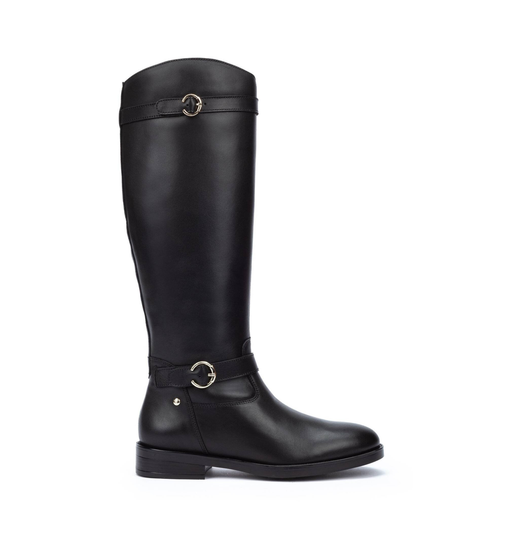 Pikolinos für Damen. W3C-9632 Lederstiefel Puertollano schwarz (37), Wohnung, 1 bis 3 cm, Reißverschluss, Lässig
