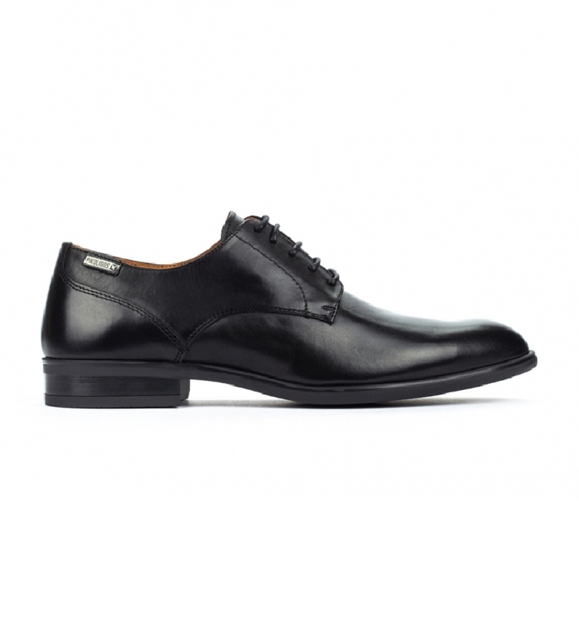 Pikolinos für Herren. M7J-4187 Bristol Lederschuhe M7J-4187 schwarz (45), 1 bis 3 cm, Schnürsenkel, Klassisch