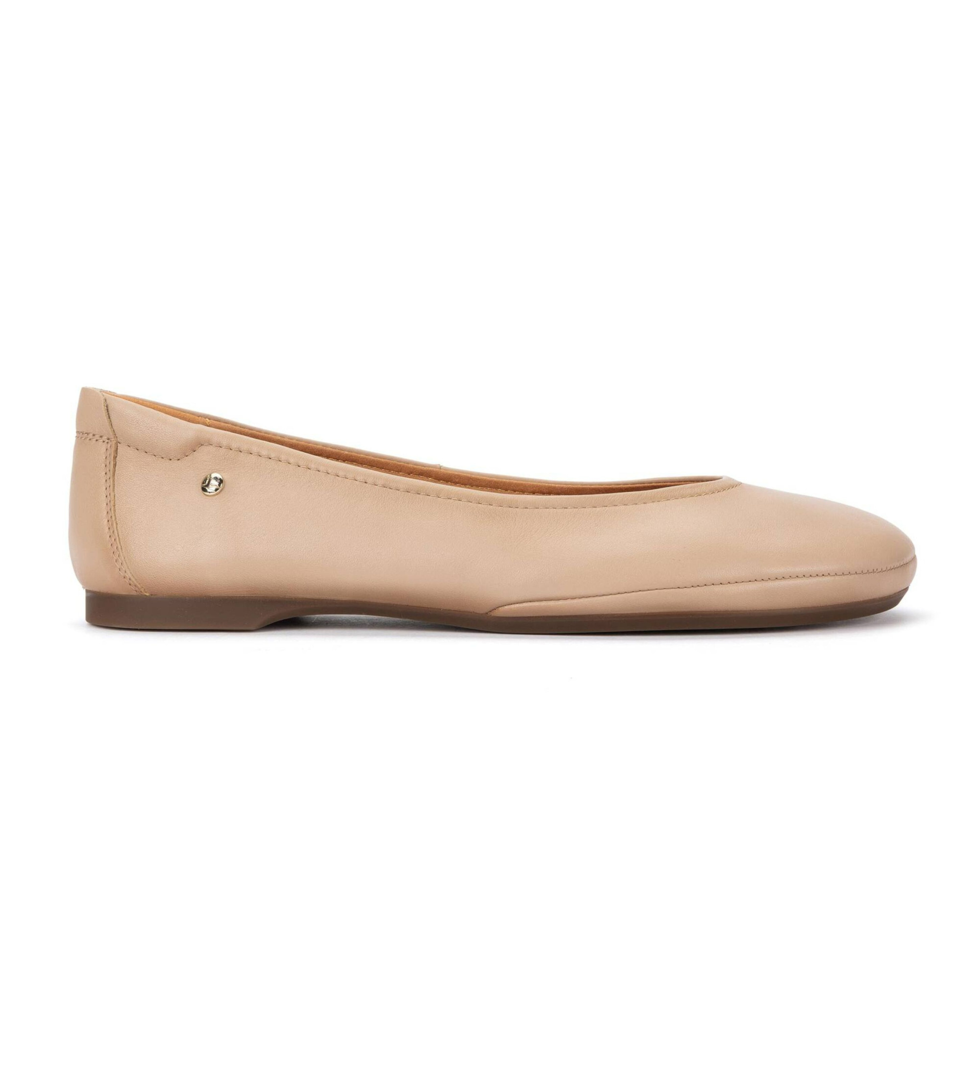 Pikolinos für Damen. W2S-2655CO Carmona Ballerina-Pumps aus beigem Leder (36), Wohnung, Keine, Lässig