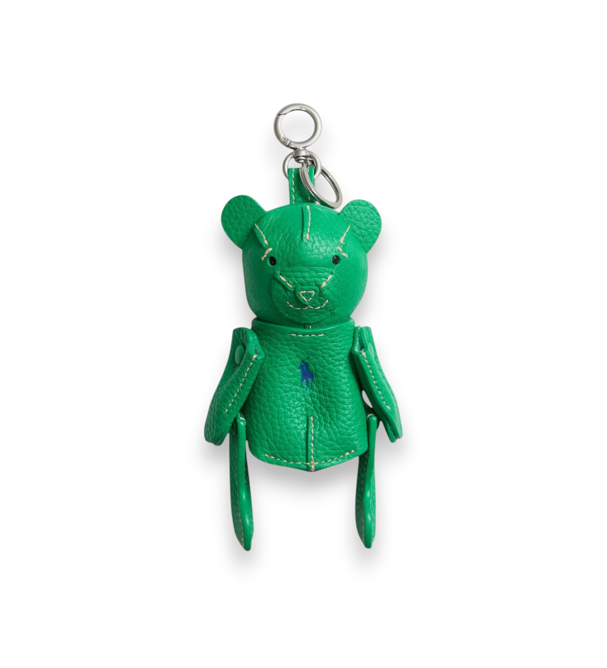 Polo Ralph Lauren für Damen. 427P13276008 Bär grüner Taschenanhänger (OSFA), Lässig, Leder