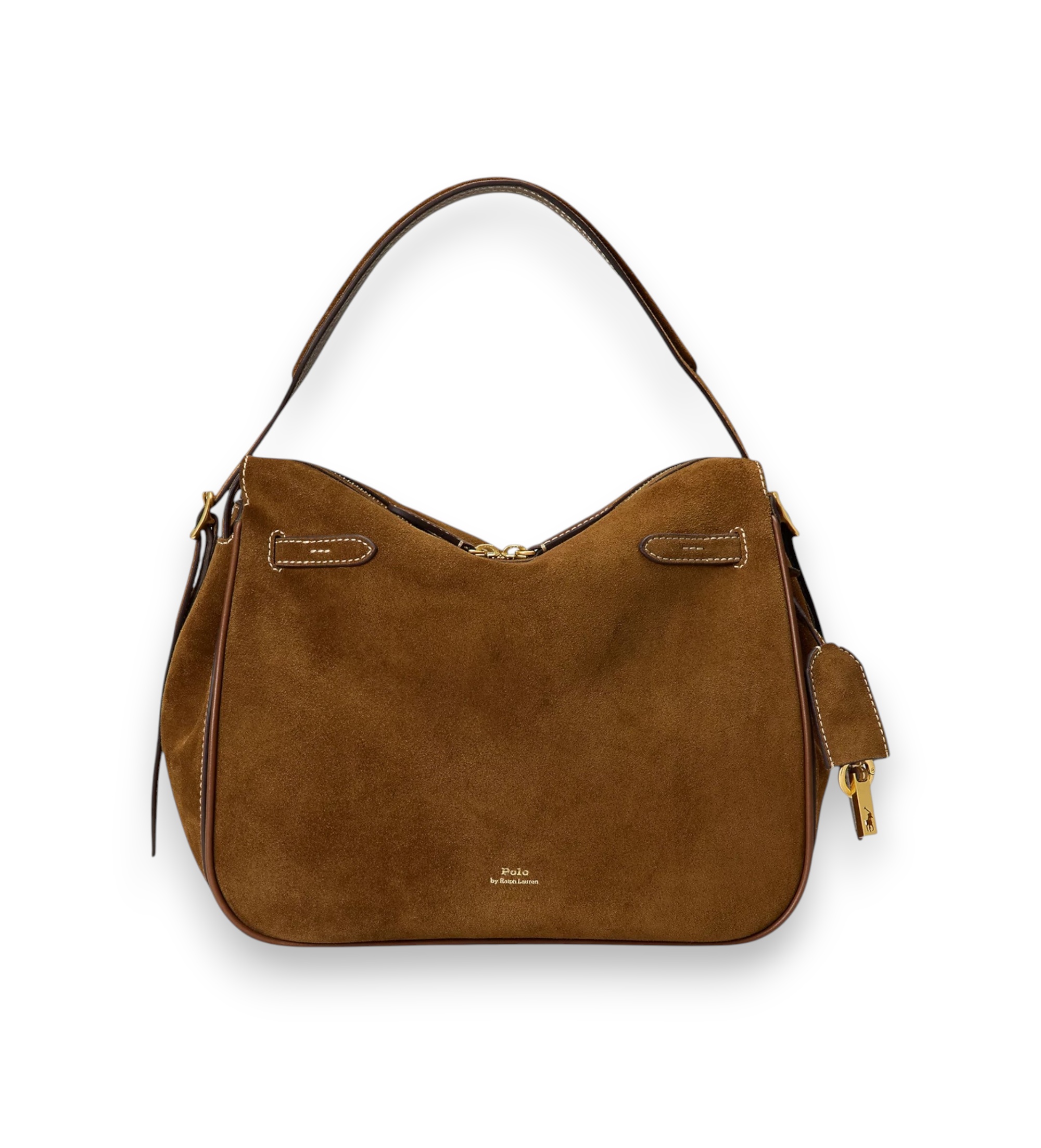 Polo Ralph Lauren für Damen. 428962627001 Polo ID Schulranzen Tasche braun (OSFA), Lässig, Leder