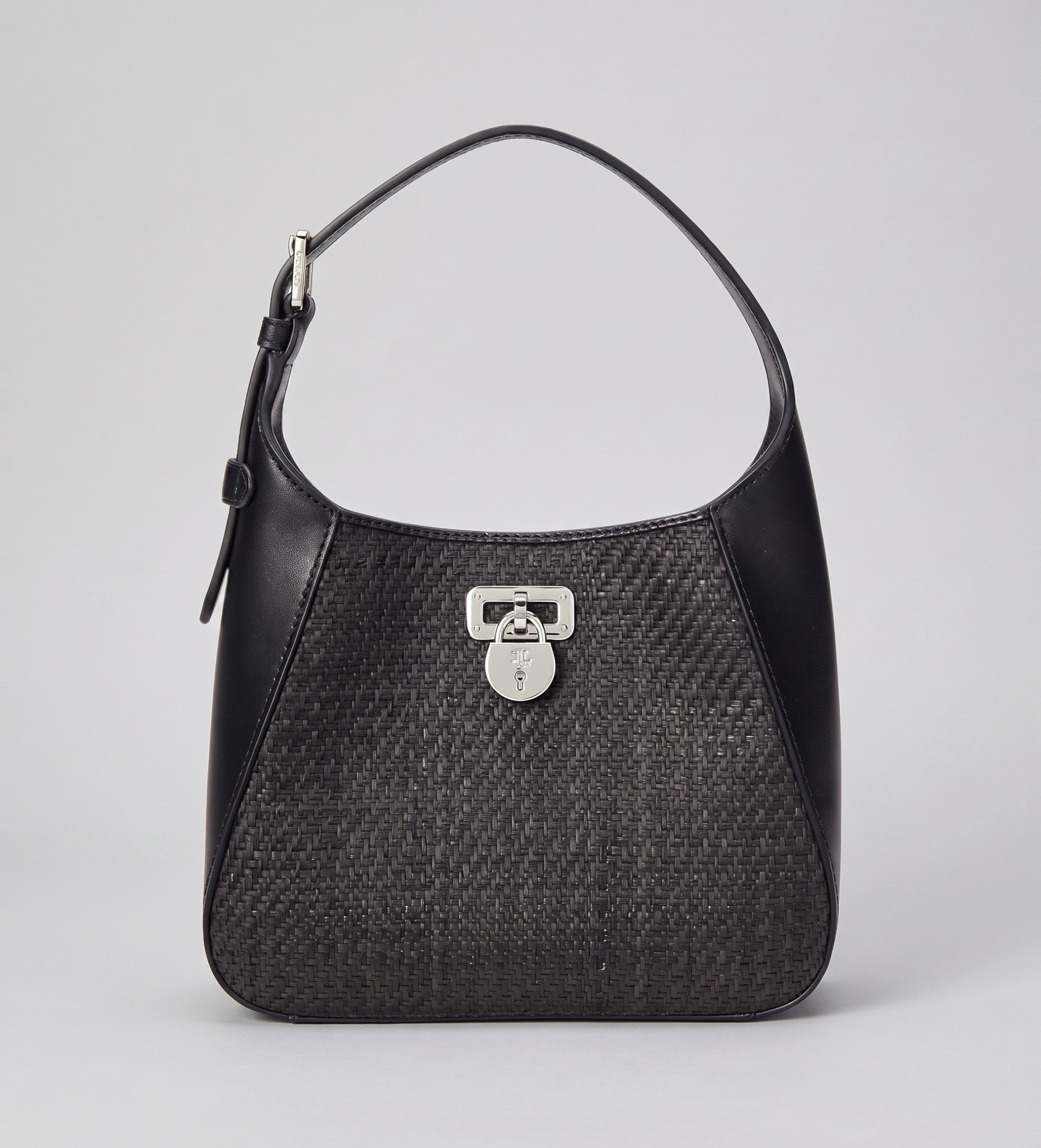Lauren Ralph Lauren für Damen. 431966751002 Tanner Tasche schwarz (OSFA), Lässig, Raffia