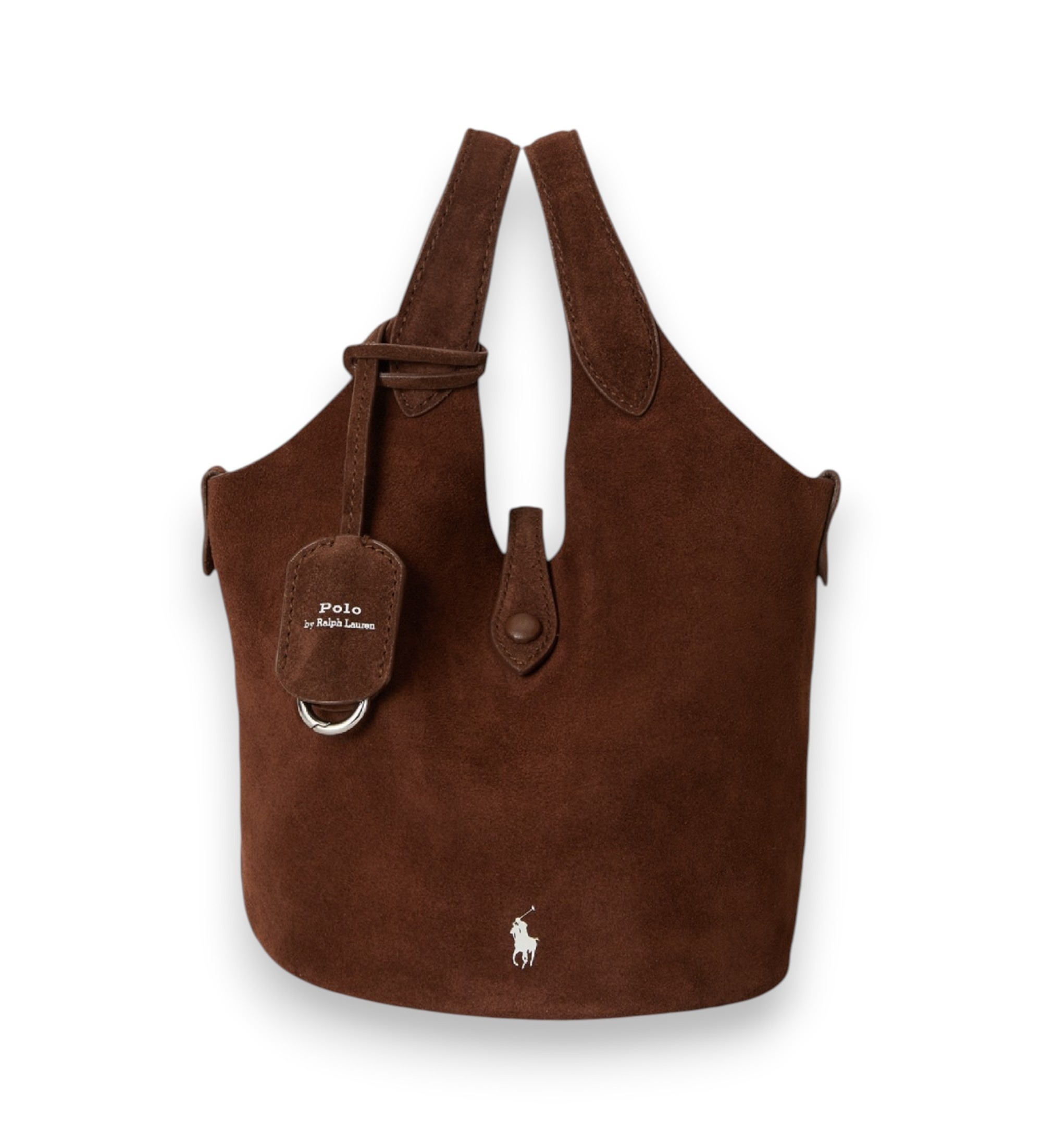 Polo Ralph Lauren für Damen. 428P23820004 Polo Play Umhängetasche aus braunem Wildleder (OSFA), Lässig