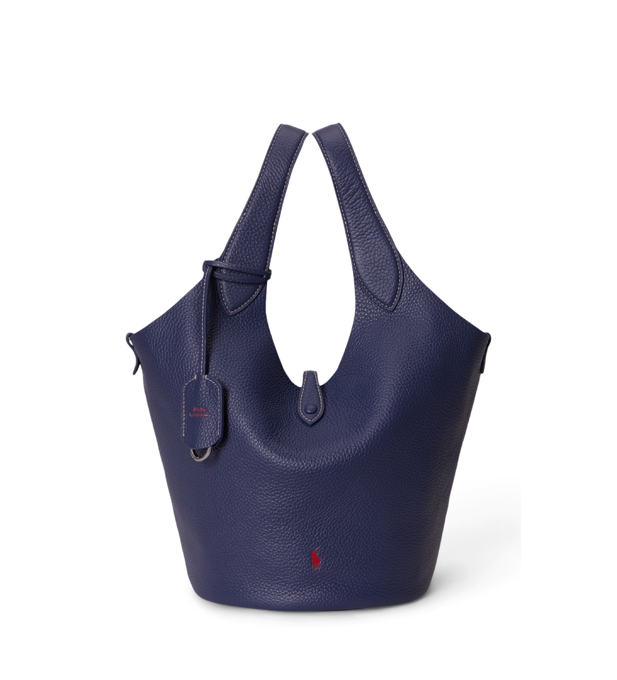 Polo Ralph Lauren für Damen. 428P21989005 Polo Play Tote-Tasche aus Leder, marineblau (OSFA), Schwarz, Lässig