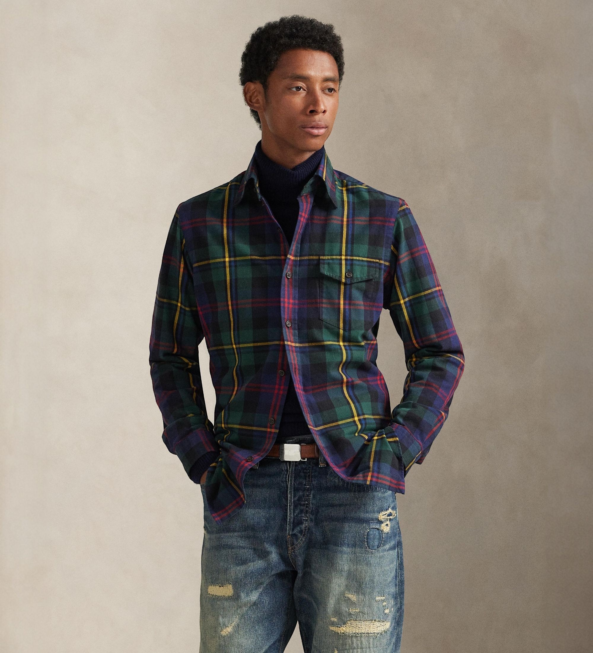 Polo Ralph Lauren für Herren. 710981121001 Classic Fit Oxford Hemd mehrfarbig (S), Lässig, Baumwolle, Langarm