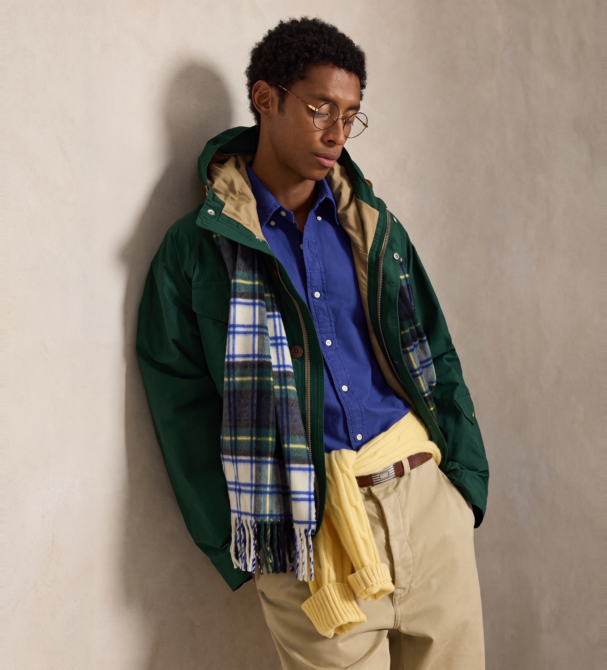 Polo Ralph Lauren für Herren. 710805564522 Custom Fit Oxfordhemd gefärbt blau (XL), Lässig, Baumwolle, Langarm