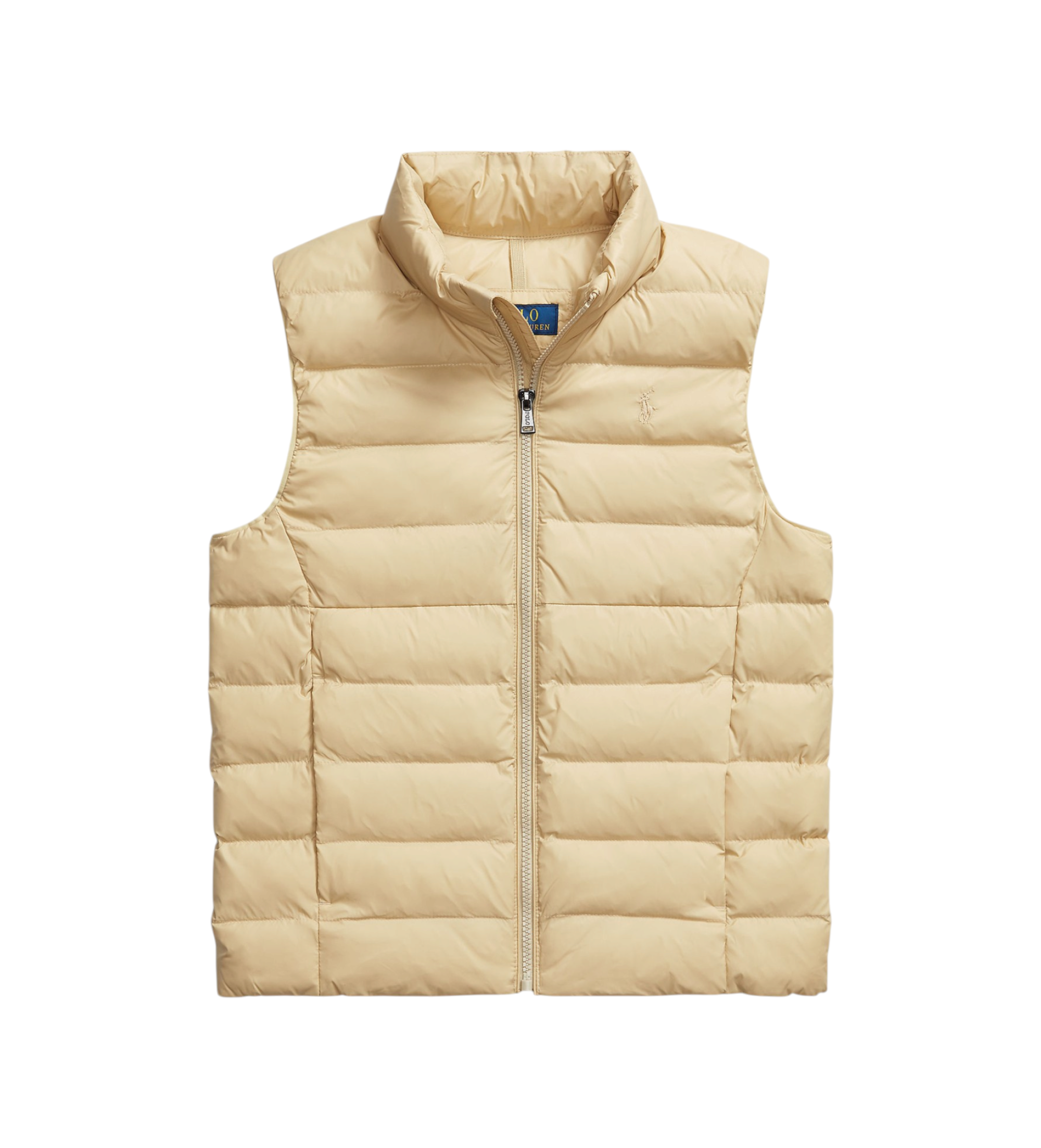Polo Ralph Lauren für Jungen. 323B15067003 Colden gesteppte faltbare beige Weste ((M) 8/9años= 140/149cm), Lässig, Nylon, Kinderbekleidung