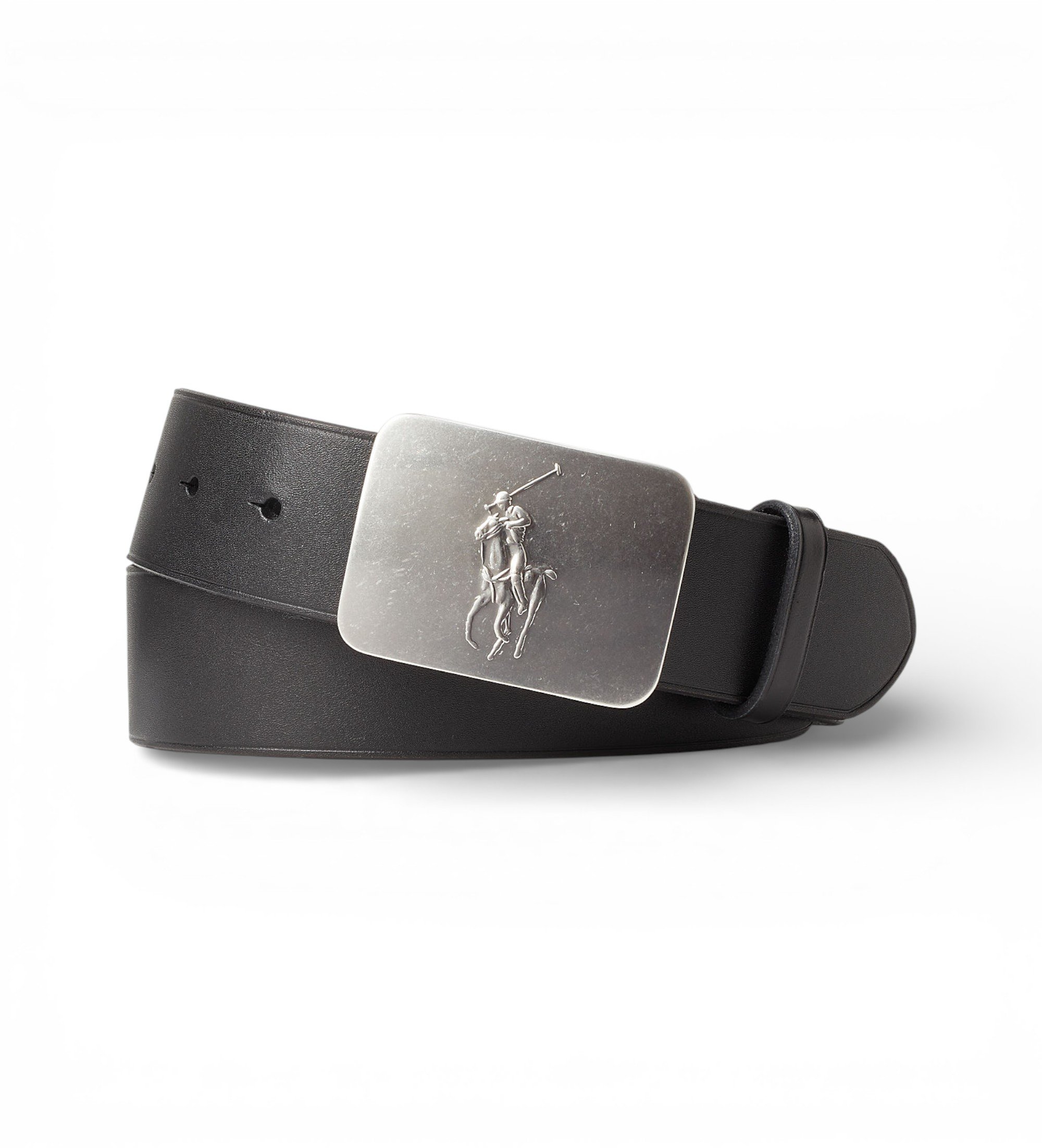 Polo Ralph Lauren für Herren. 405761965001 Ledergürtel 1 5/8 schwarz (36), Lässig