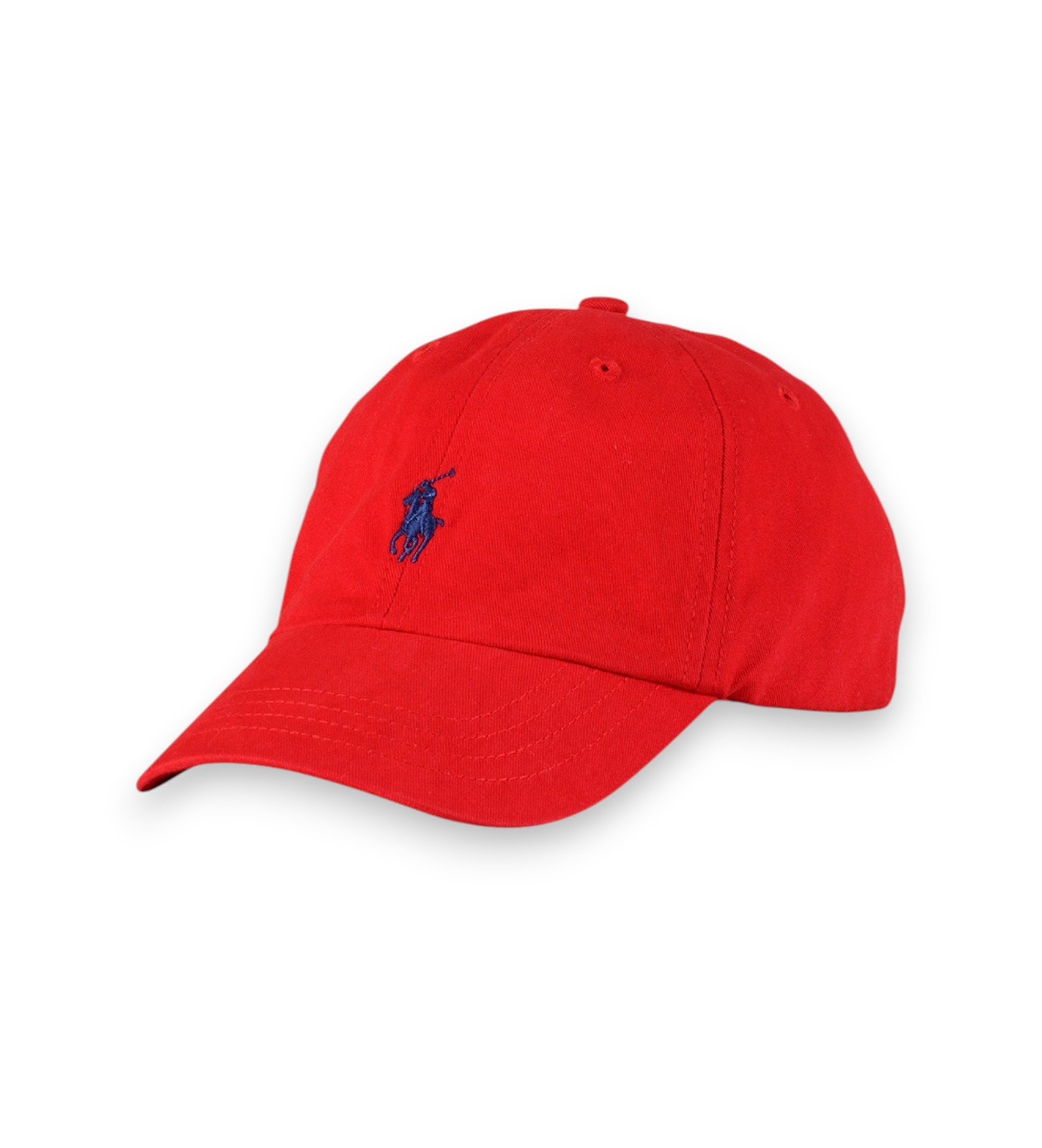 Polo Ralph Lauren Unisex. 323552489003 Rote Chino-Mütze aus Baumwolle (OSFA), Lässig
