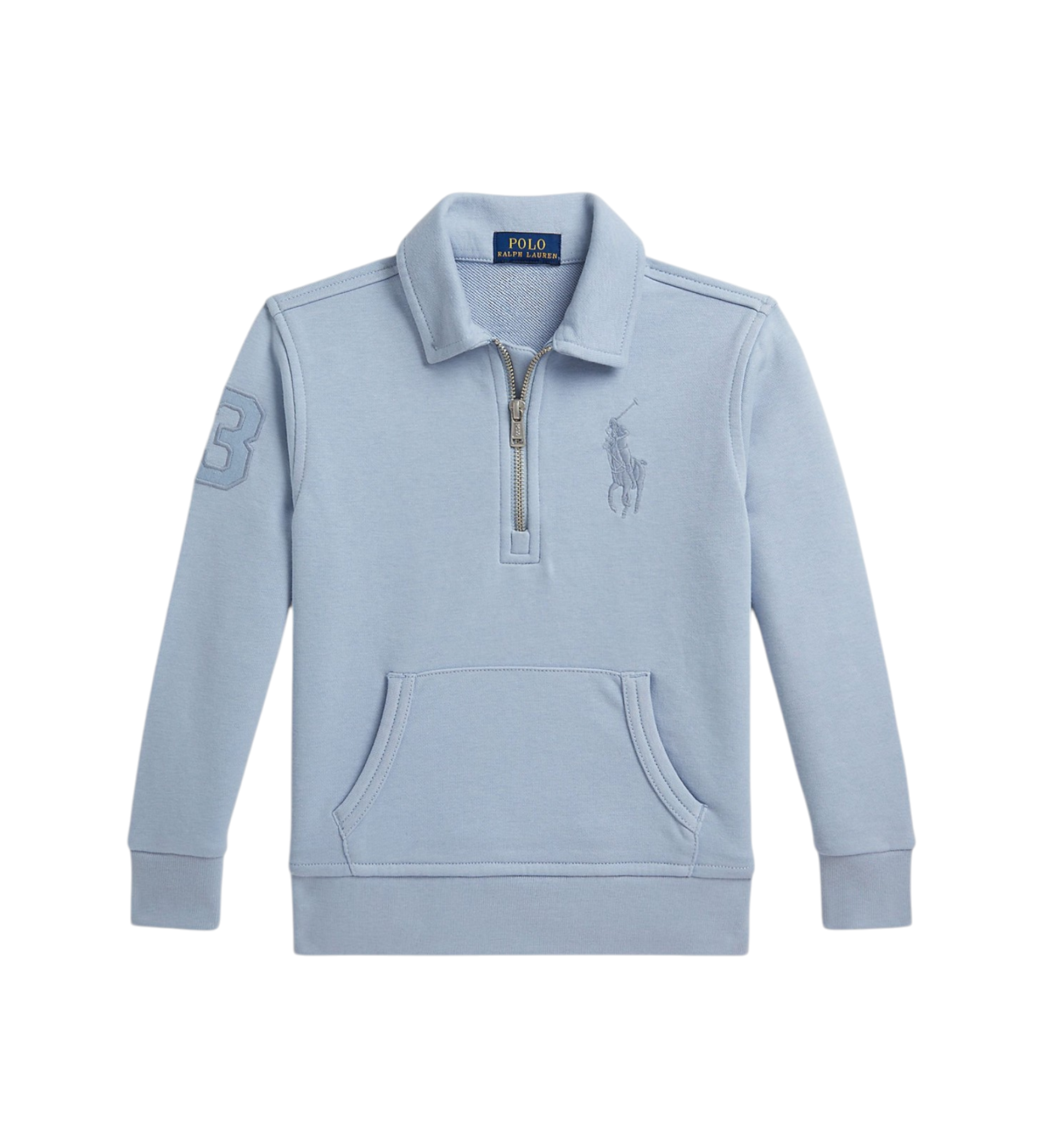 Polo Ralph Lauren für Jungen. 322A12288001 French Terry Pullover blau (6años= 124/134cm), Lässig, Baumwolle, Kinderbekleidung