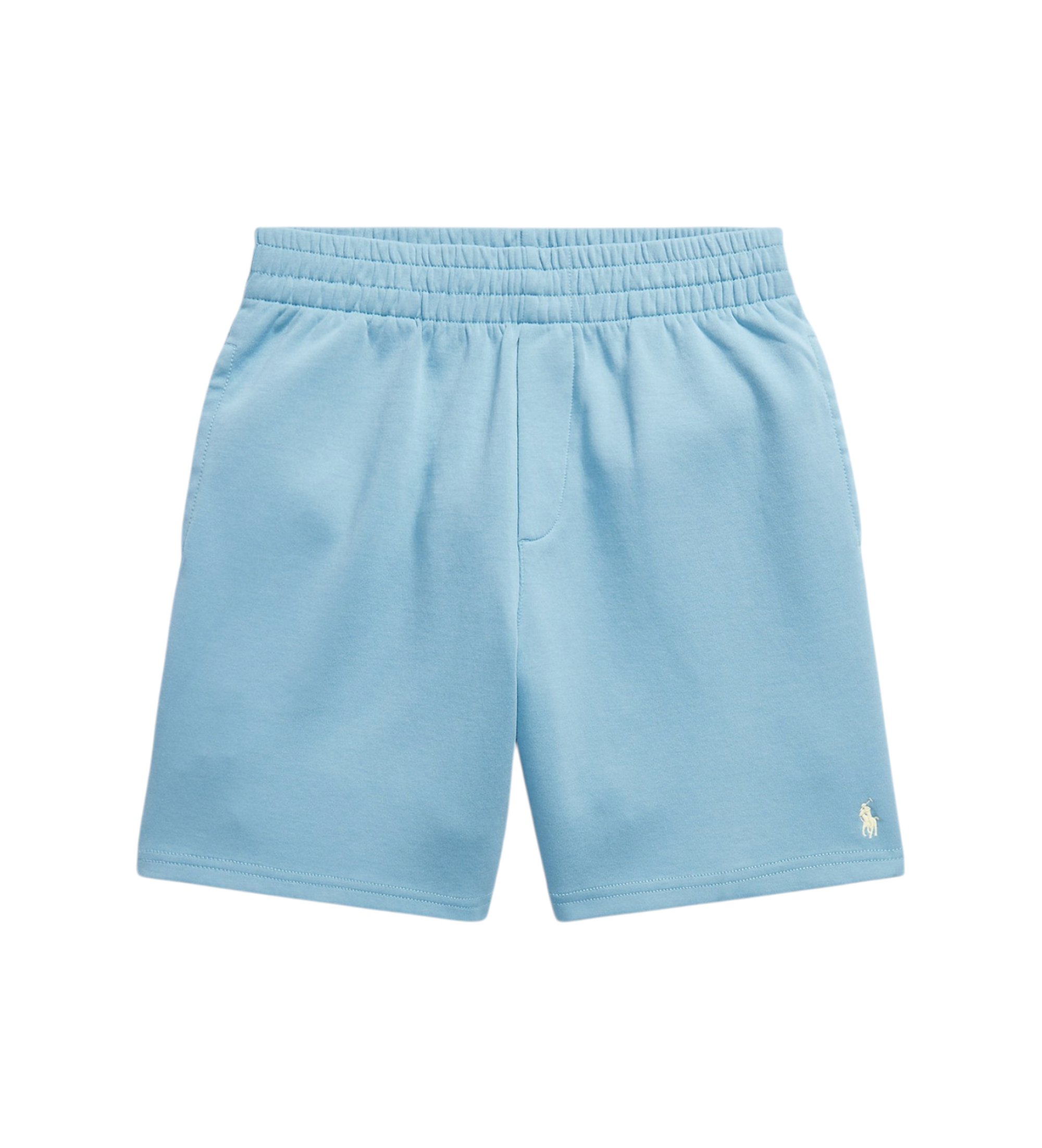 Polo Ralph Lauren für Jungen. 323B18492001 Blaue doppelt gestrickte Shorts ((S) 6/7años= 136/138cm), Lässig, Baumwolle, Kinderbekleidung
