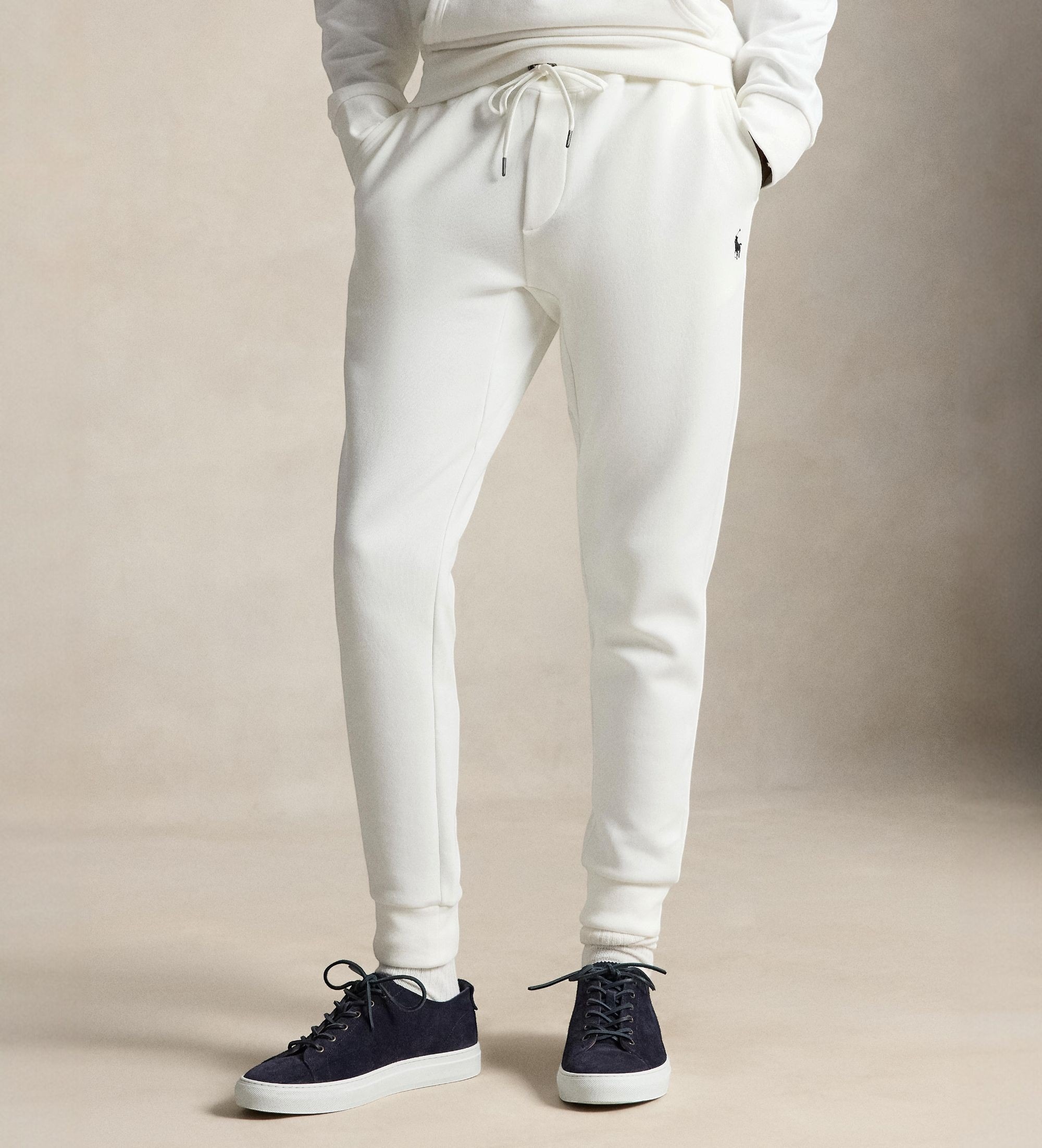 Polo Ralph Lauren für Herren. 710881518072 Doppelt gestrickte Jogginghose beige (XL), Weiß, Lässig, Baumwolle