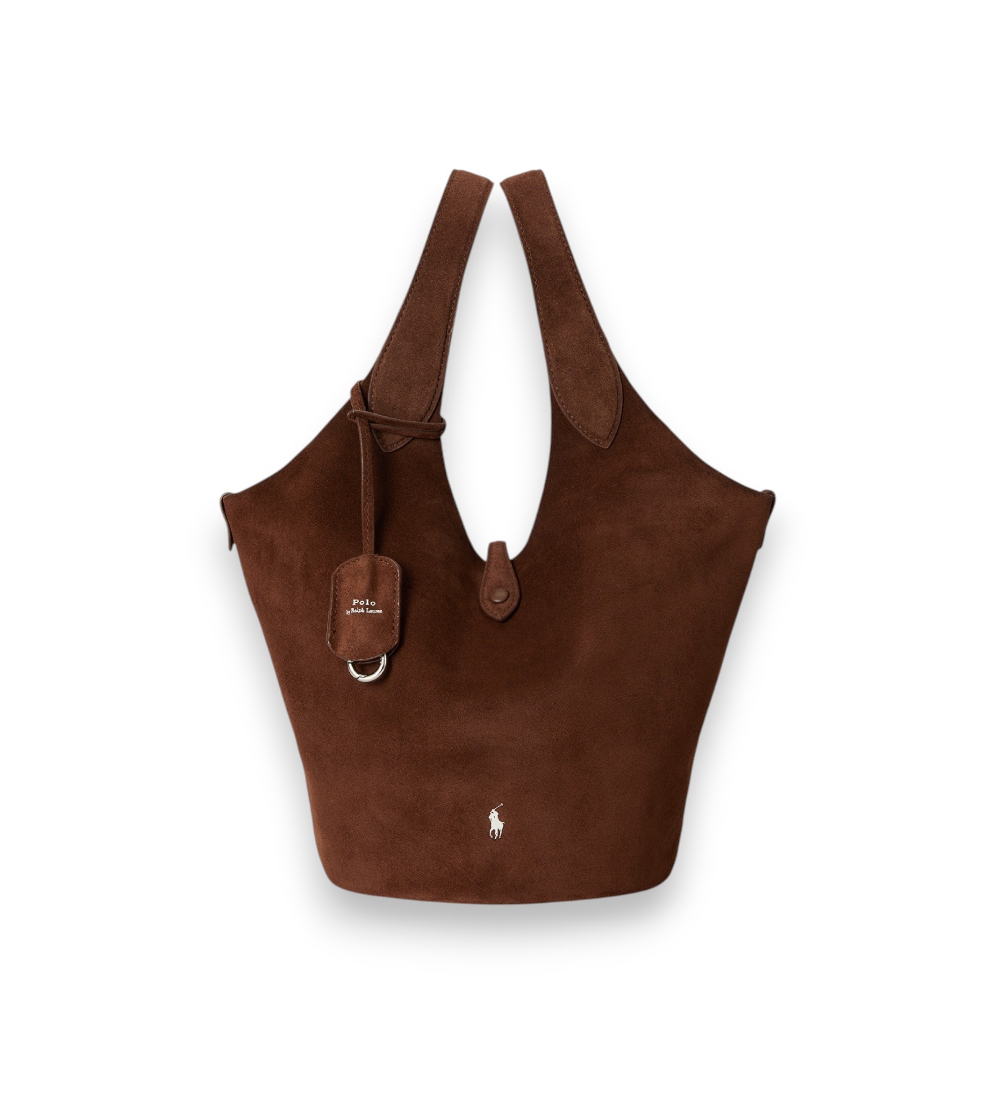 Polo Ralph Lauren für Damen. 428P23824002 Polo Play Tote-Tasche aus braunem Wildleder (OSFA), Lässig