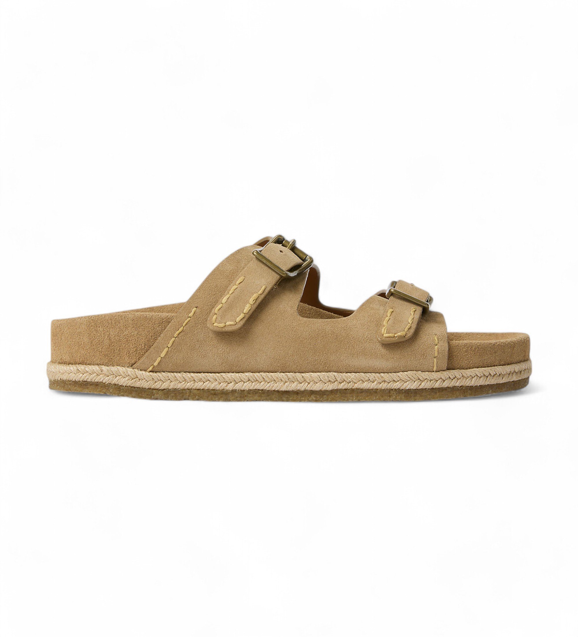 Polo Ralph Lauren für Herren. 803916776003 Leder Sandalen Turbach braun (41), Wohnung, Keine, Lässig