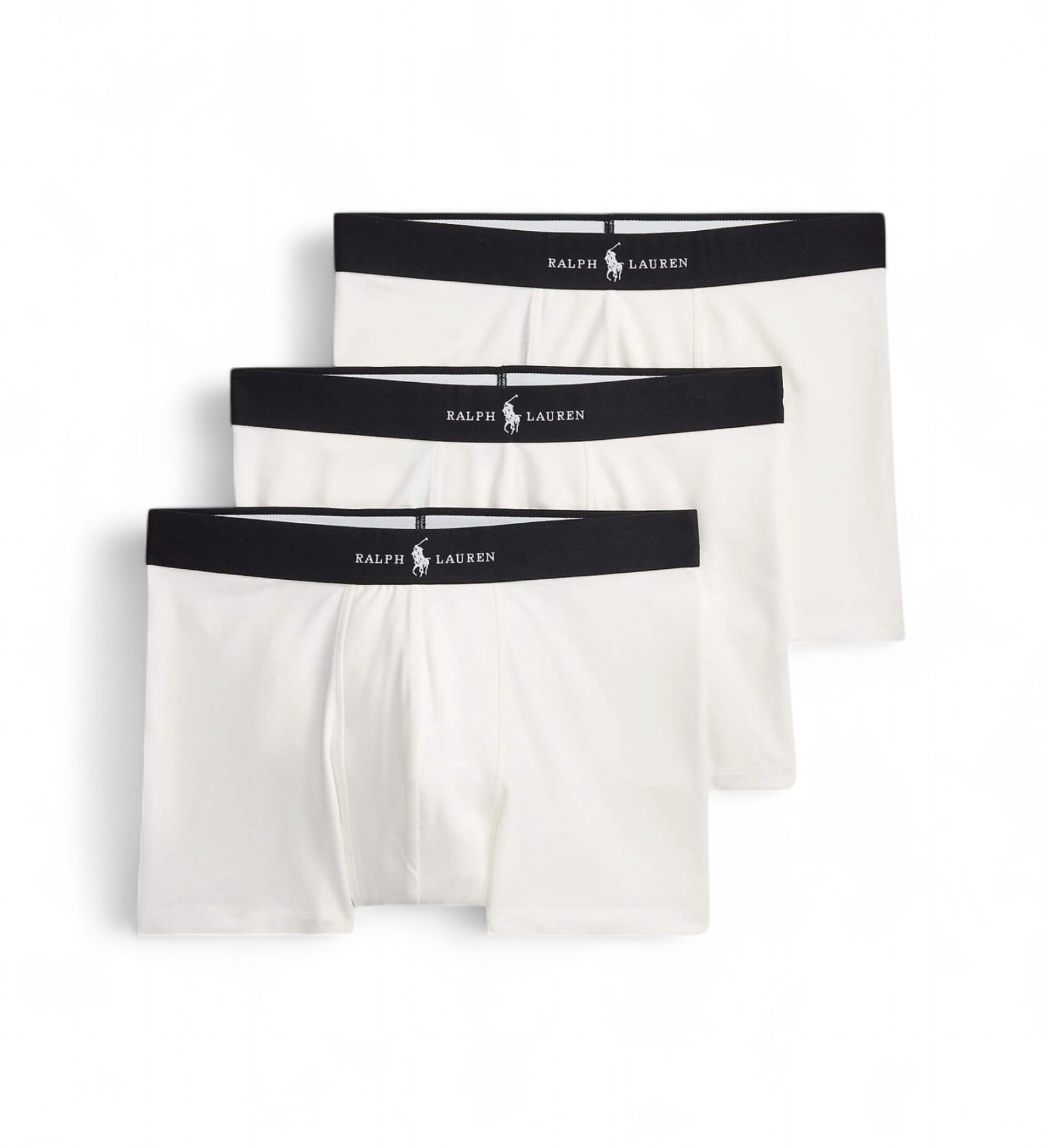 Polo Ralph Lauren für Herren. 714965507013 Set mit 3 klassischen Boxershorts aus weißer Baumwollmischung (M), Heimtextilien, Baumwolle