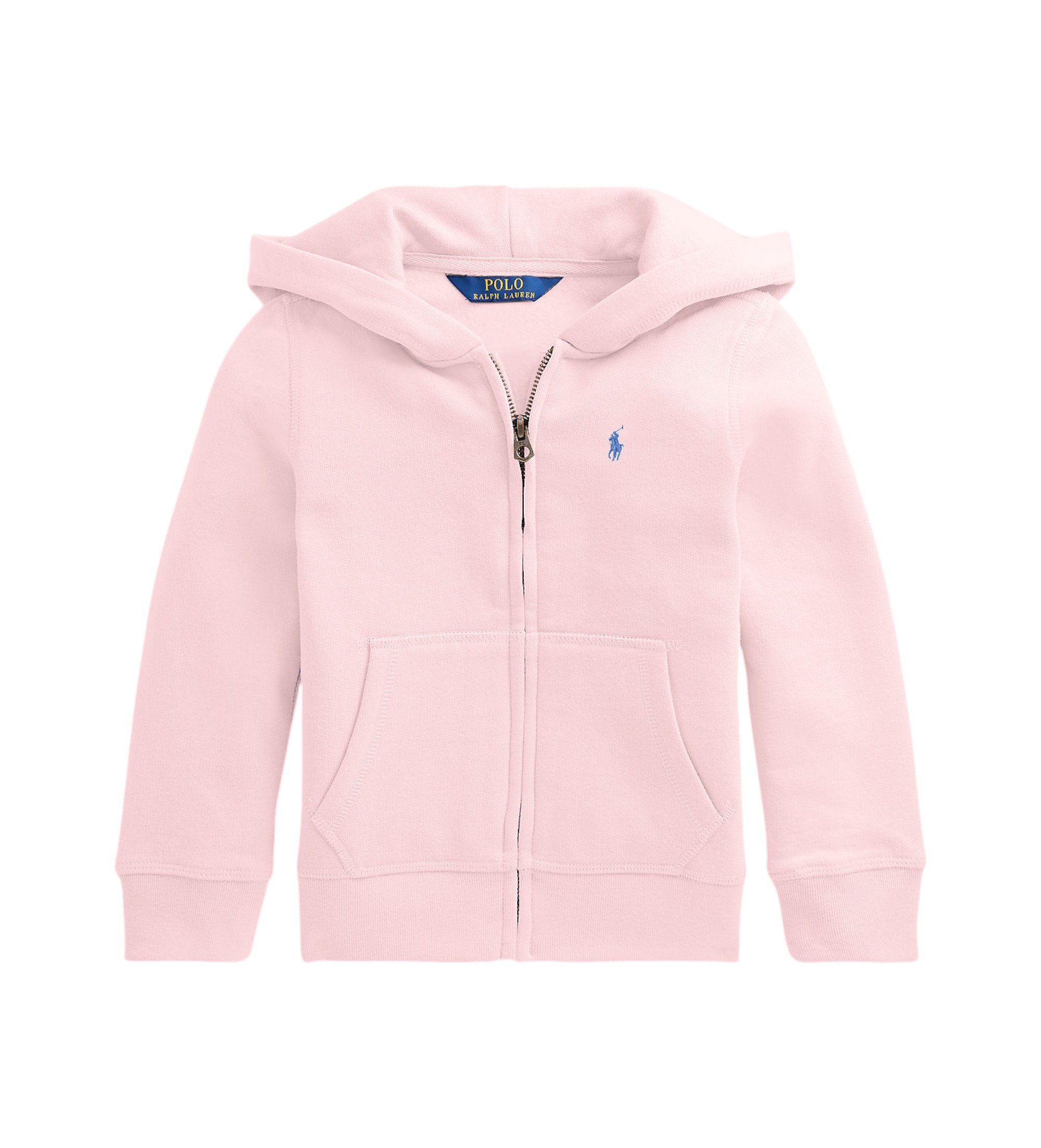 Polo Ralph Lauren für Mädchen. 312833560028 Rosa Fleece-Sweatshirt aus Baumwolle (6.5años= 124/128cm), Lässig, Kinderbekleidung