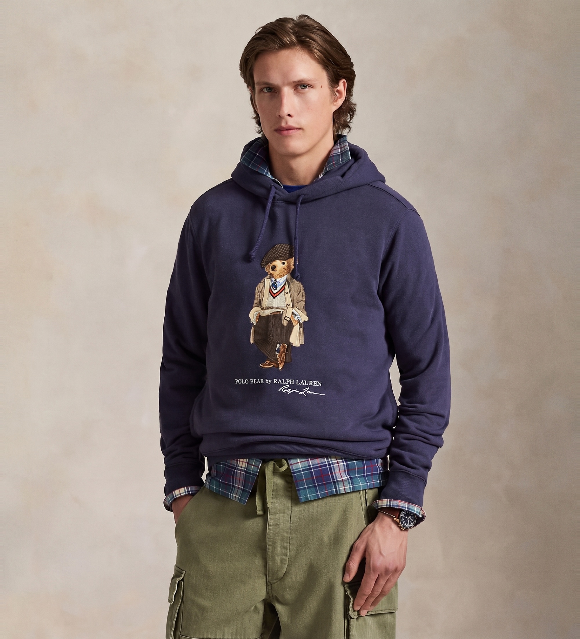 Polo Ralph Lauren für Herren. 710980314001 Polo Bär Sweatshirt blau (XS), Lässig, Baumwolle