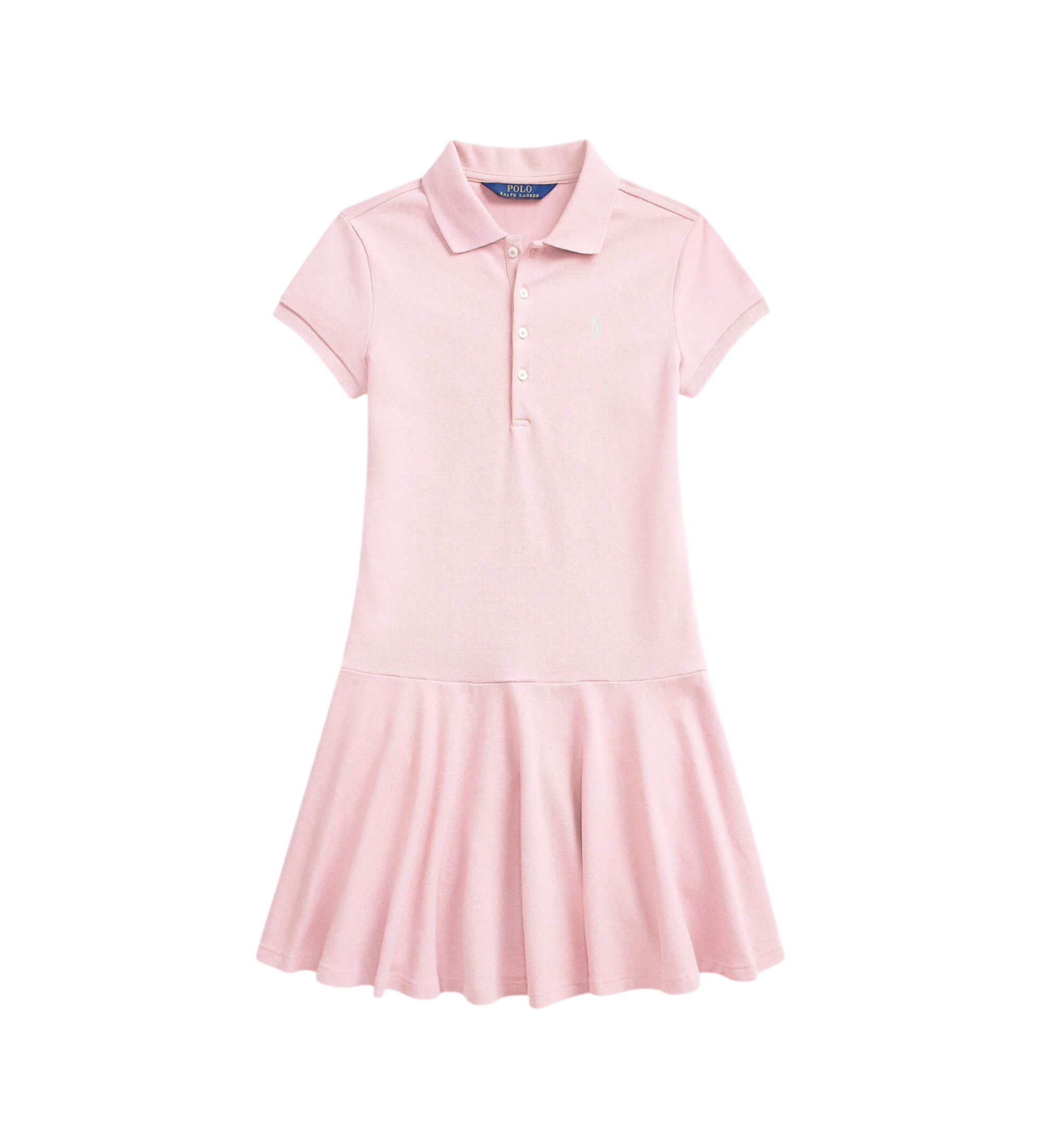 Polo Ralph Lauren für Mädchen. 313698754078 Rosa Polokleid ((M) 8/9años= 136/142cm), Lässig, Baumwolle, Kurzarm, Kinderbekleidung